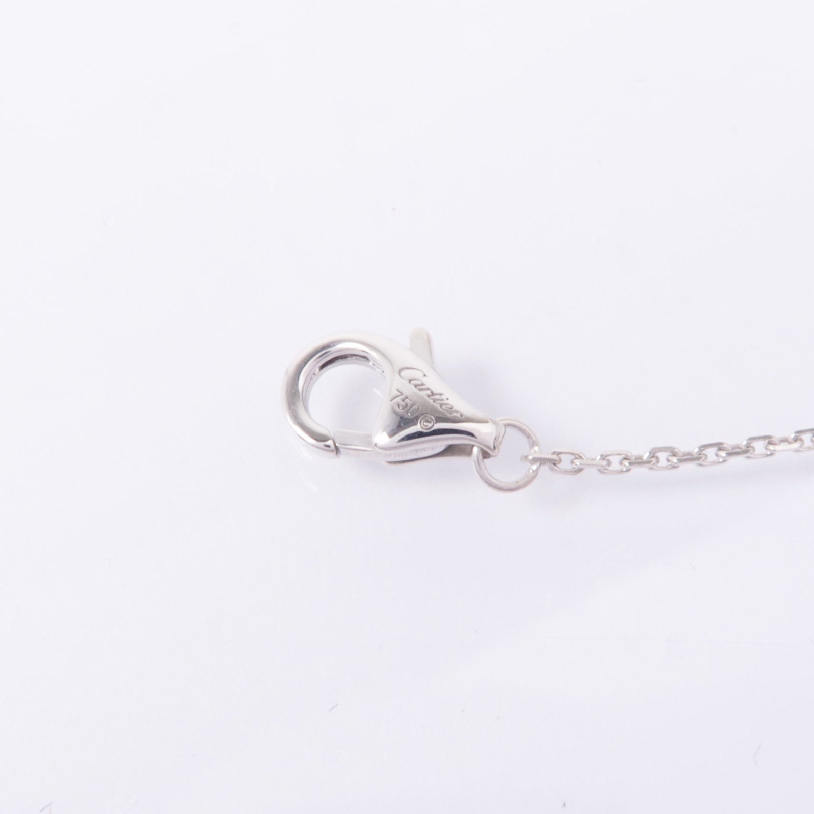 CARTIER 【激減優惠】18K白金Caresse d'Orchidees Par Cartier Necklace鑽石項鍊