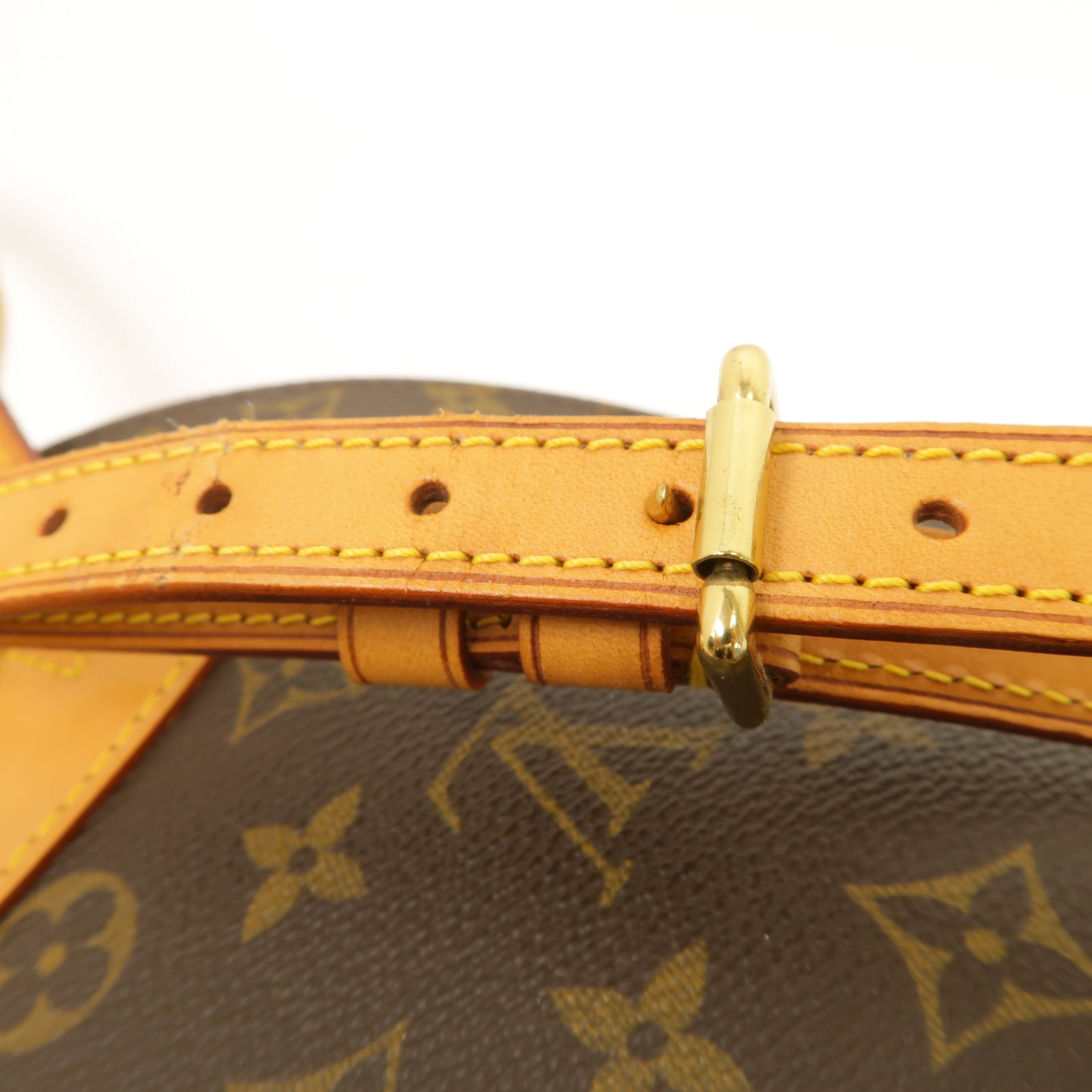 LOUIS VUITTON Monogram Ellipse Sac A Dos Backpack金扣背包棕色
