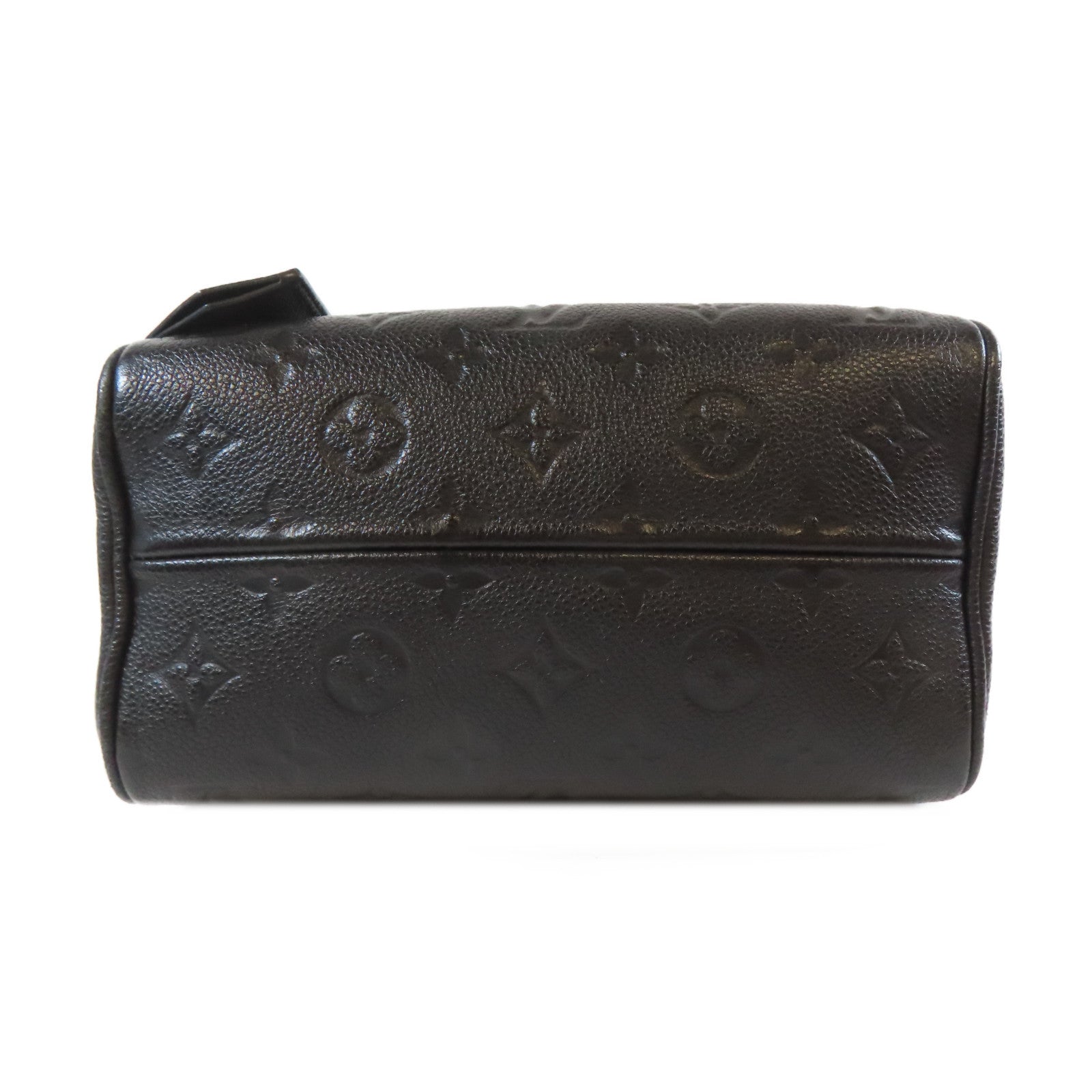 LOUIS VUITTON Monogram Empreinte Speedy Bandouliere 20金扣手挽肩背兩用袋黑色