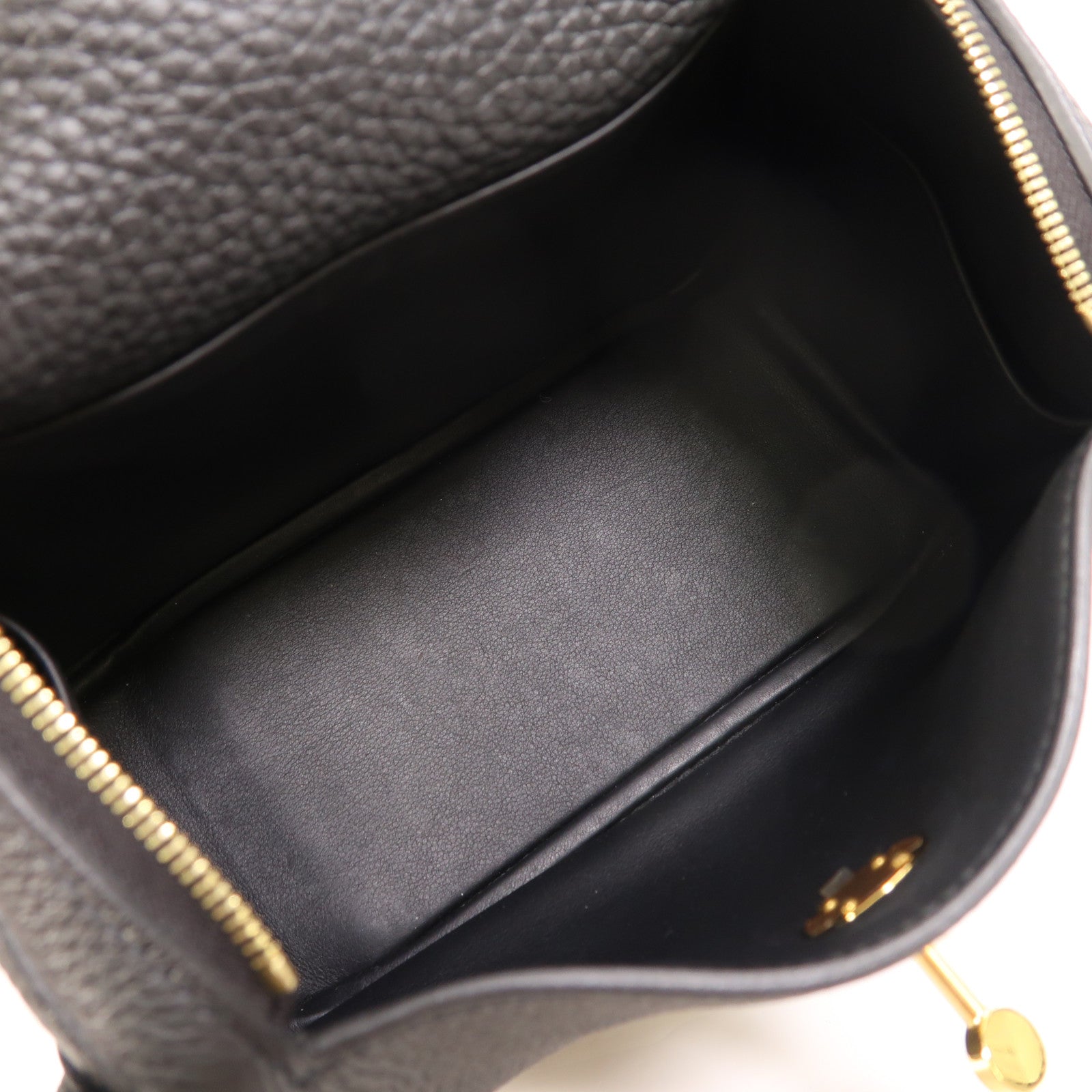 HERMES Clemence皮革Mini Lindy金扣手挽肩背兩用袋