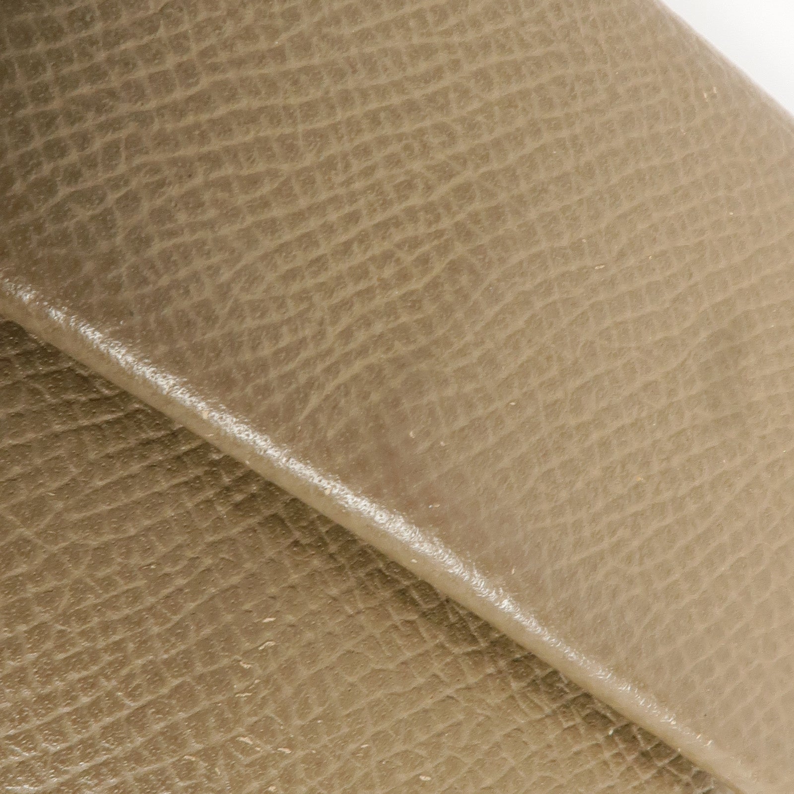 HERMES Epsom皮革Bastia Coin Case銀扣零錢包Etoupe