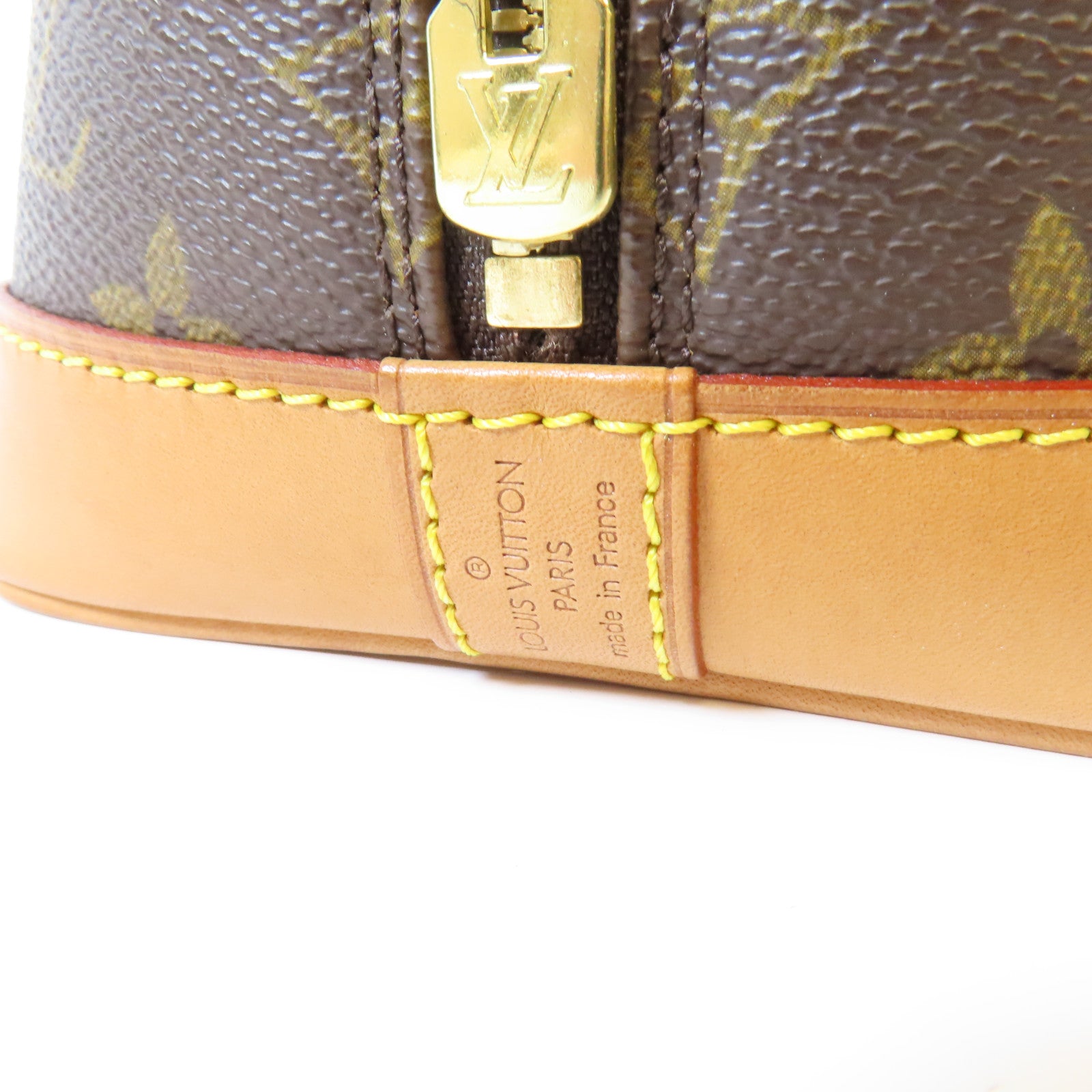LOUIS VUITTON 【激減優惠】Monogram Alma金扣手挽袋啡色