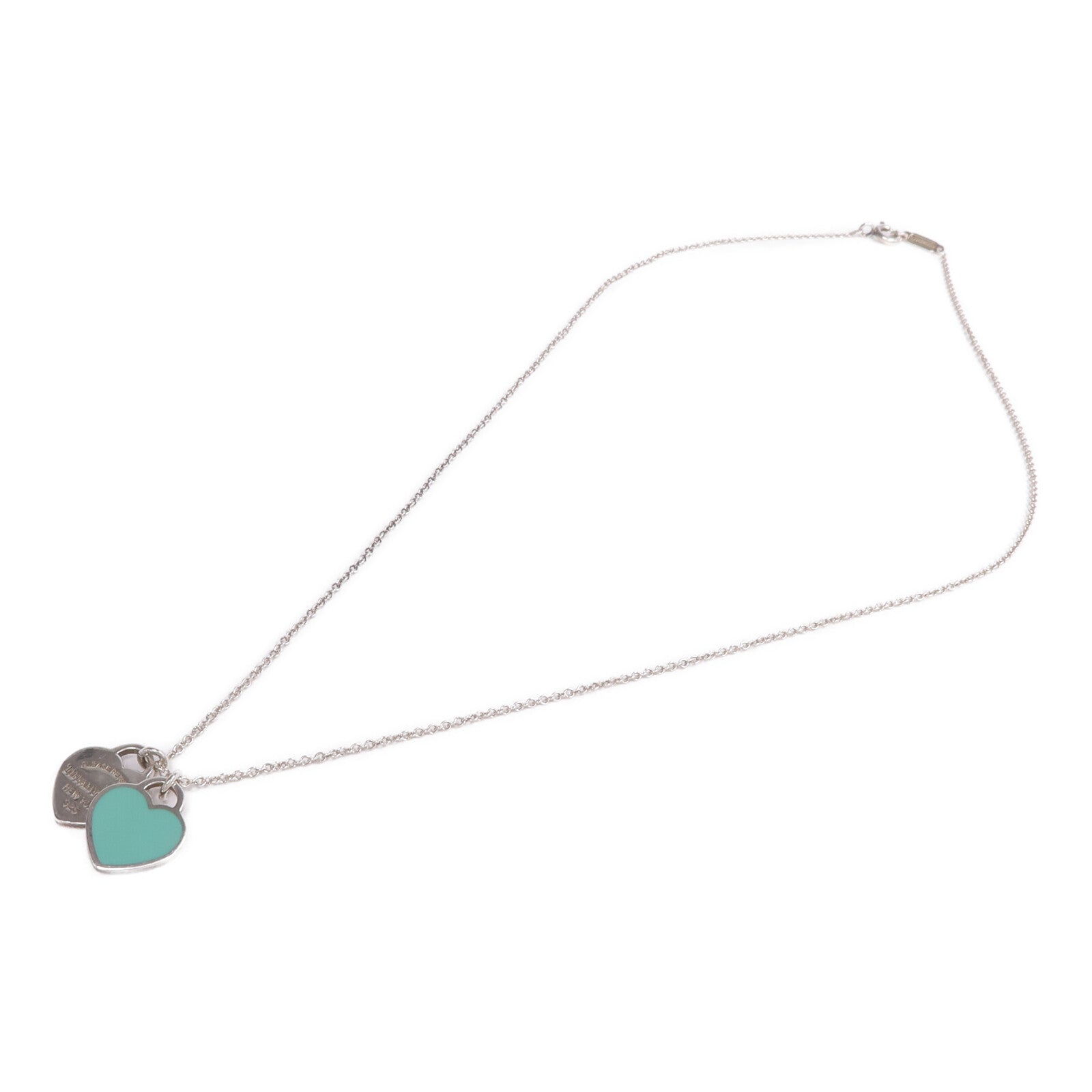TIFFANY＆CO 925純銀Return To Tiffany Heart Pendant項鍊