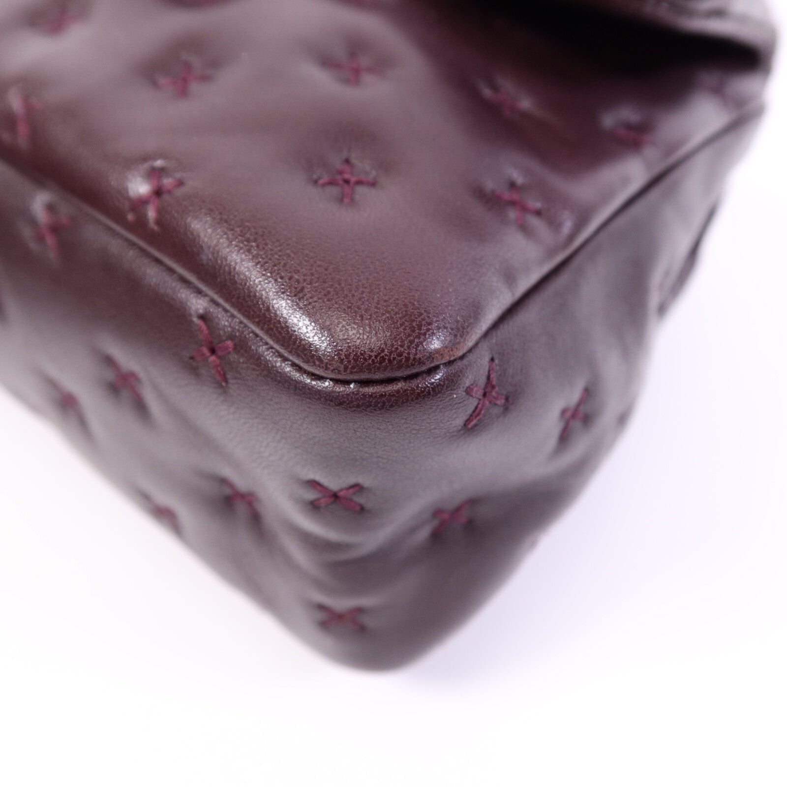 CHANEL 羊皮皮革CoCo Handle金扣鏈帶手挽肩背兩用袋