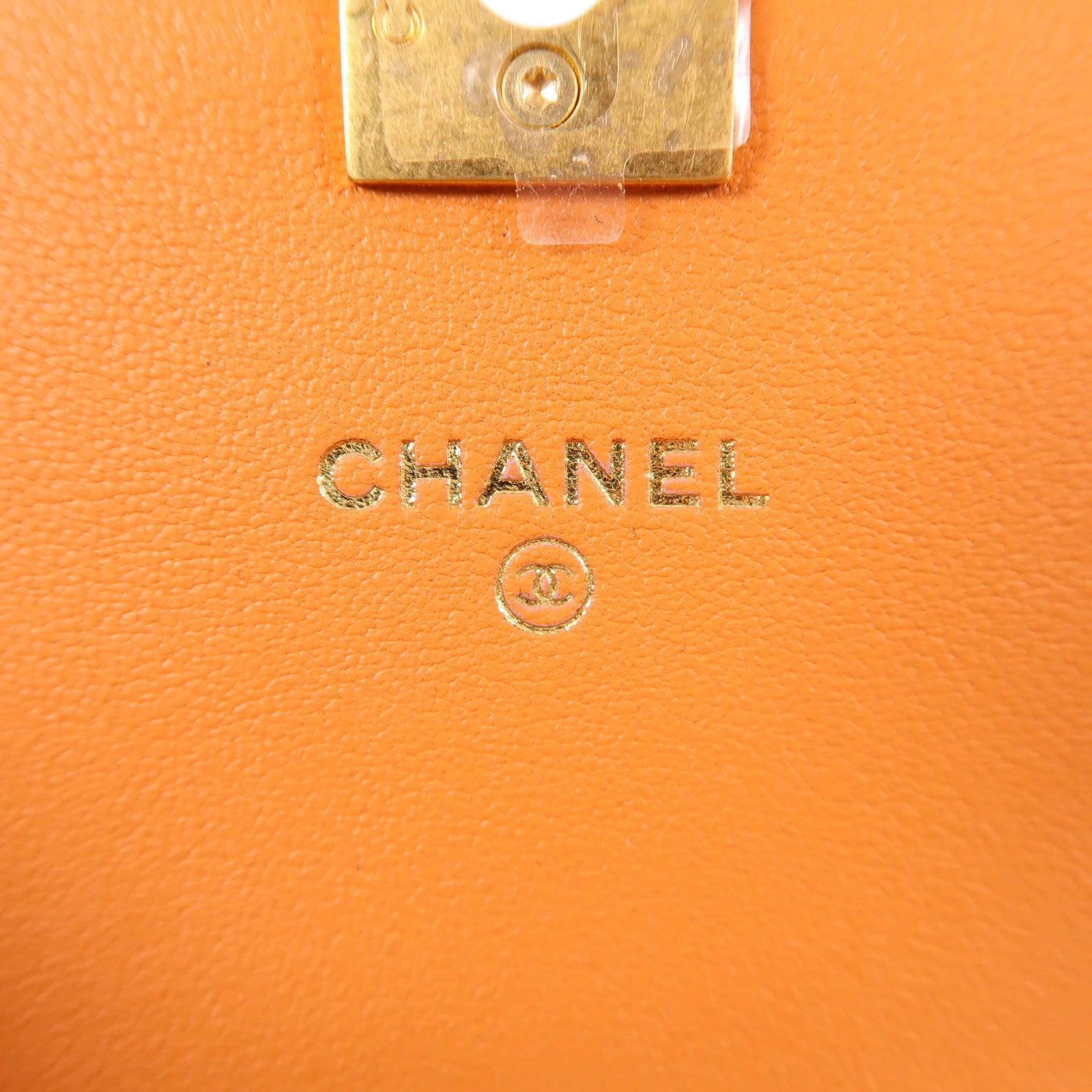 CHANEL 牛皮皮革Chain Shoulder Bag金扣鏈帶肩背袋