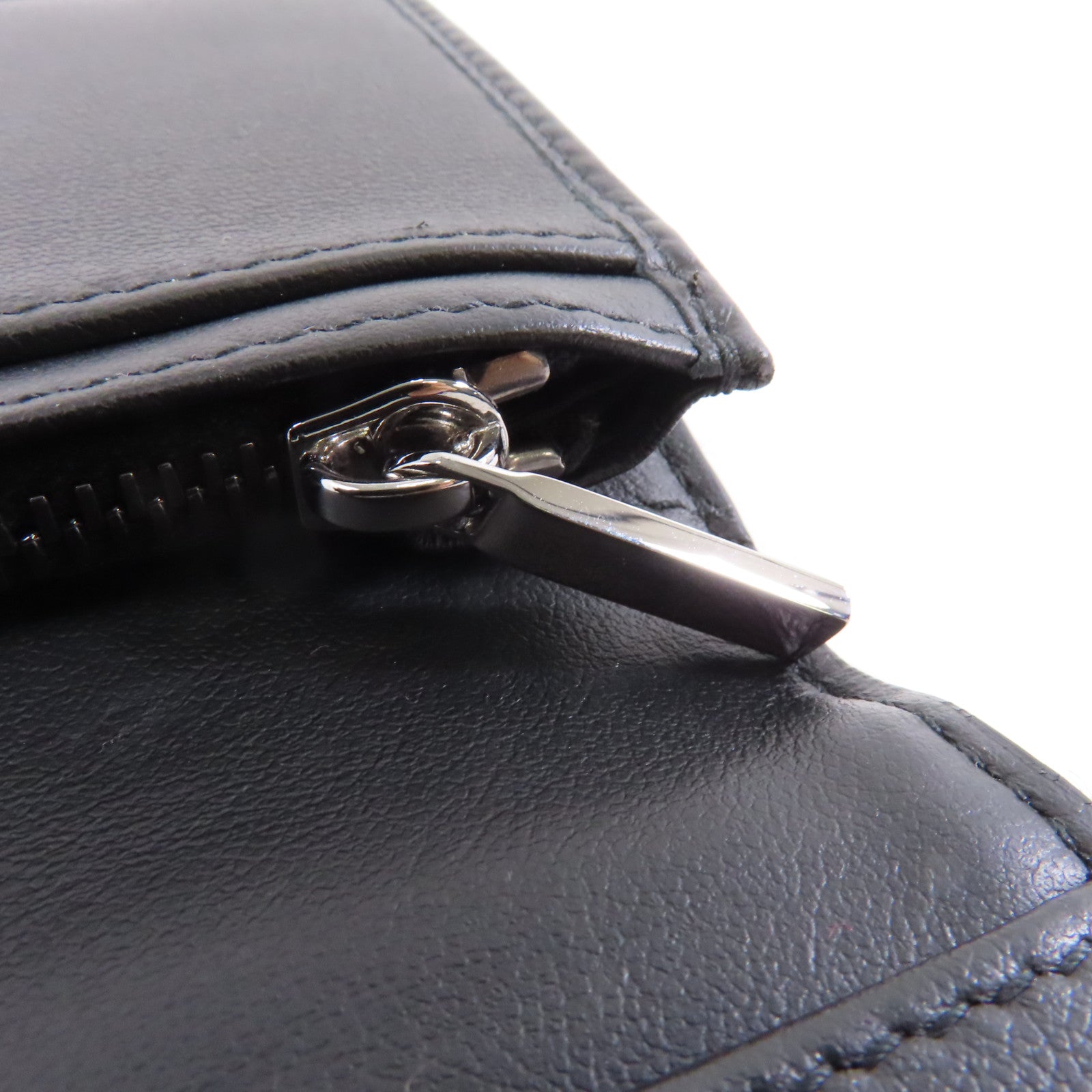 Dior 帆布Oblique Long Wallet銀扣長錢包黑色
