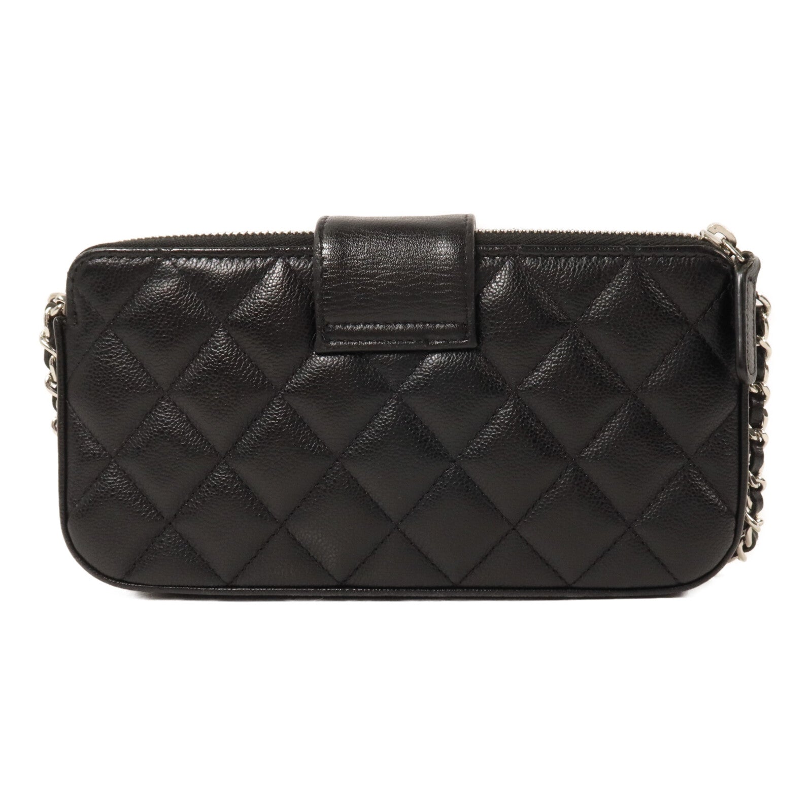 CHANEL 牛皮皮革Quilted CC Box鏈帶肩背袋