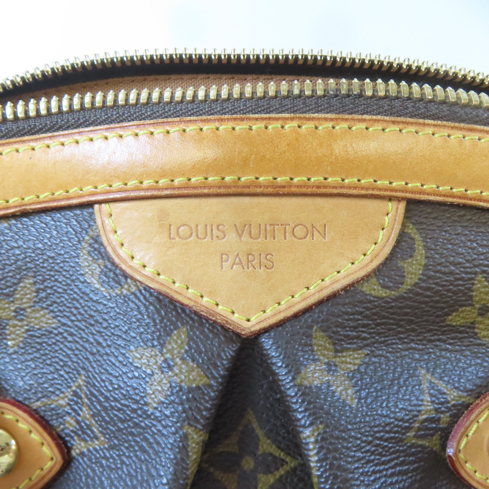 LOUIS VUITTON 【激減優惠】Monogram Tivoli GM金扣肩背袋啡色