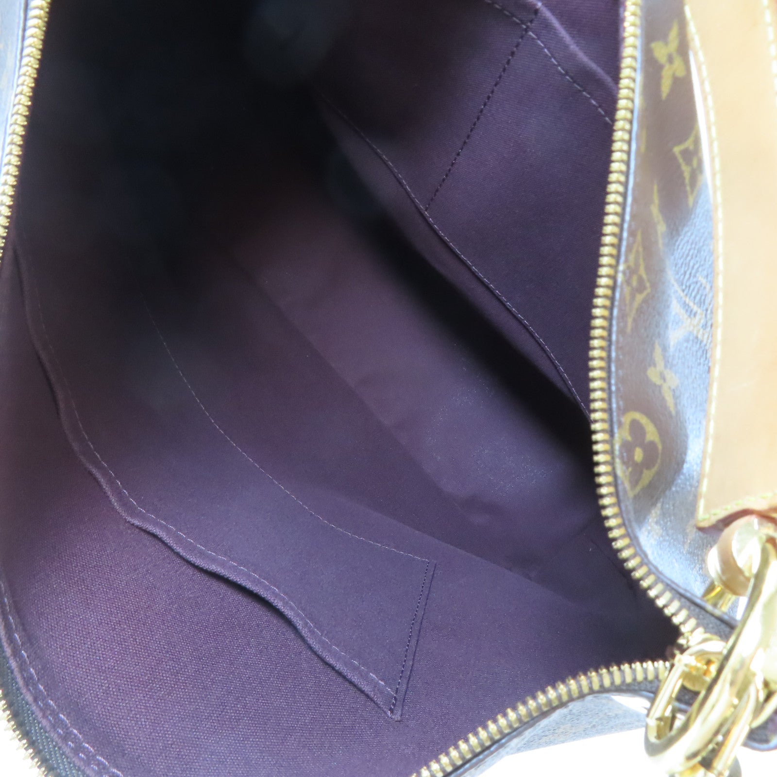 LOUIS VUITTON Monogram Berri MM金扣肩背袋啡色