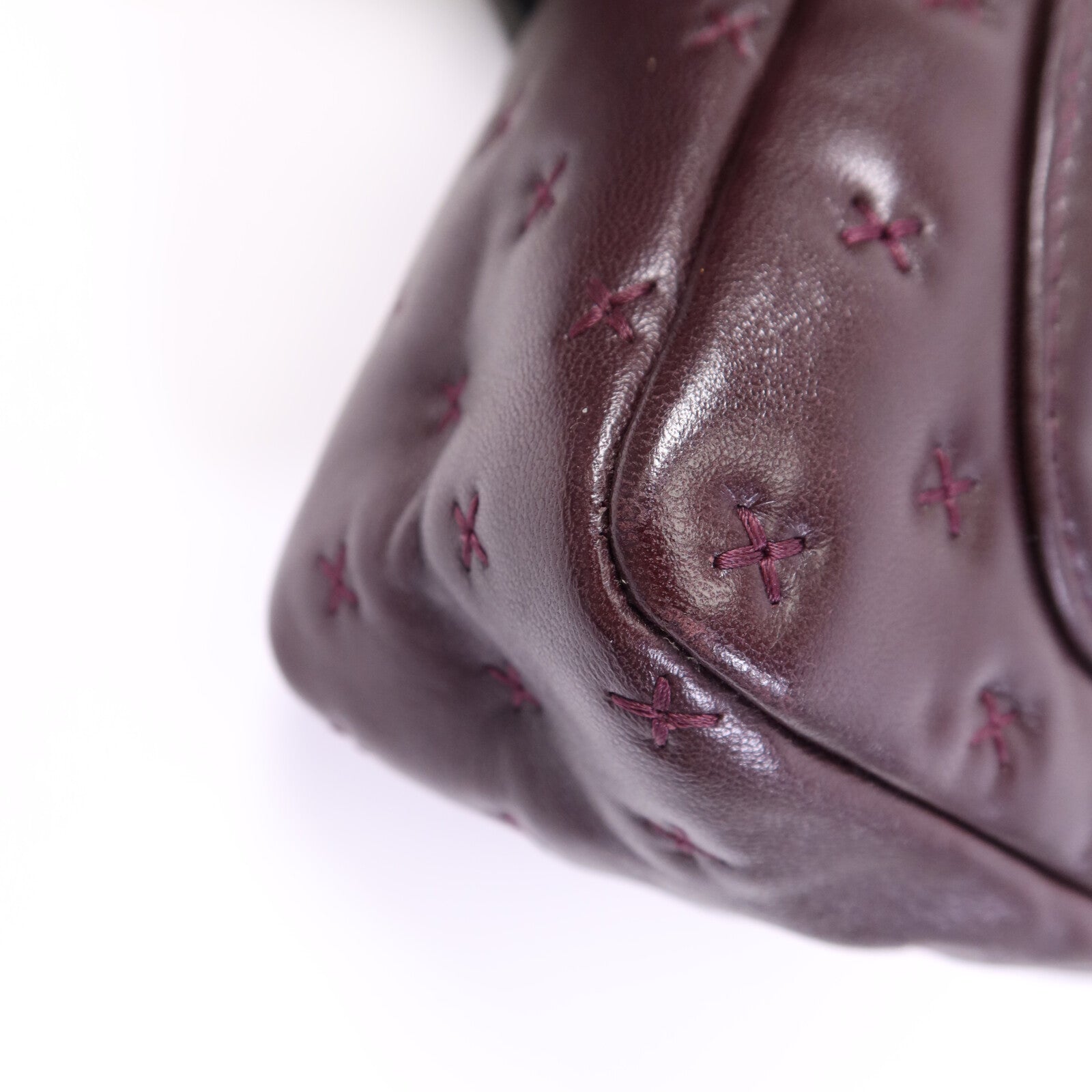 CHANEL 羊皮皮革CoCo Handle金扣鏈帶手挽肩背兩用袋