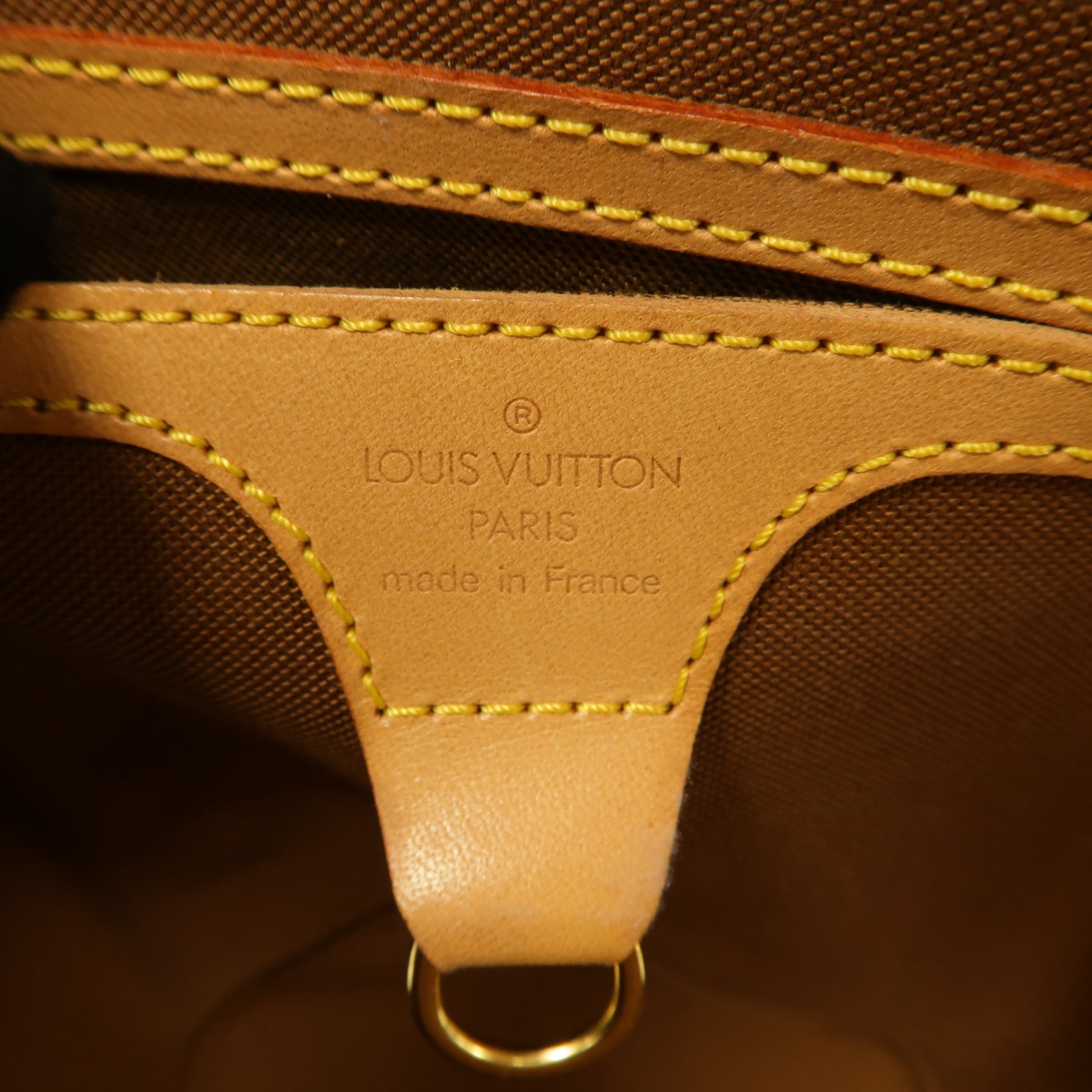 LOUIS VUITTON Monogram Ellipse Sac A Dos Backpack金扣背包棕色