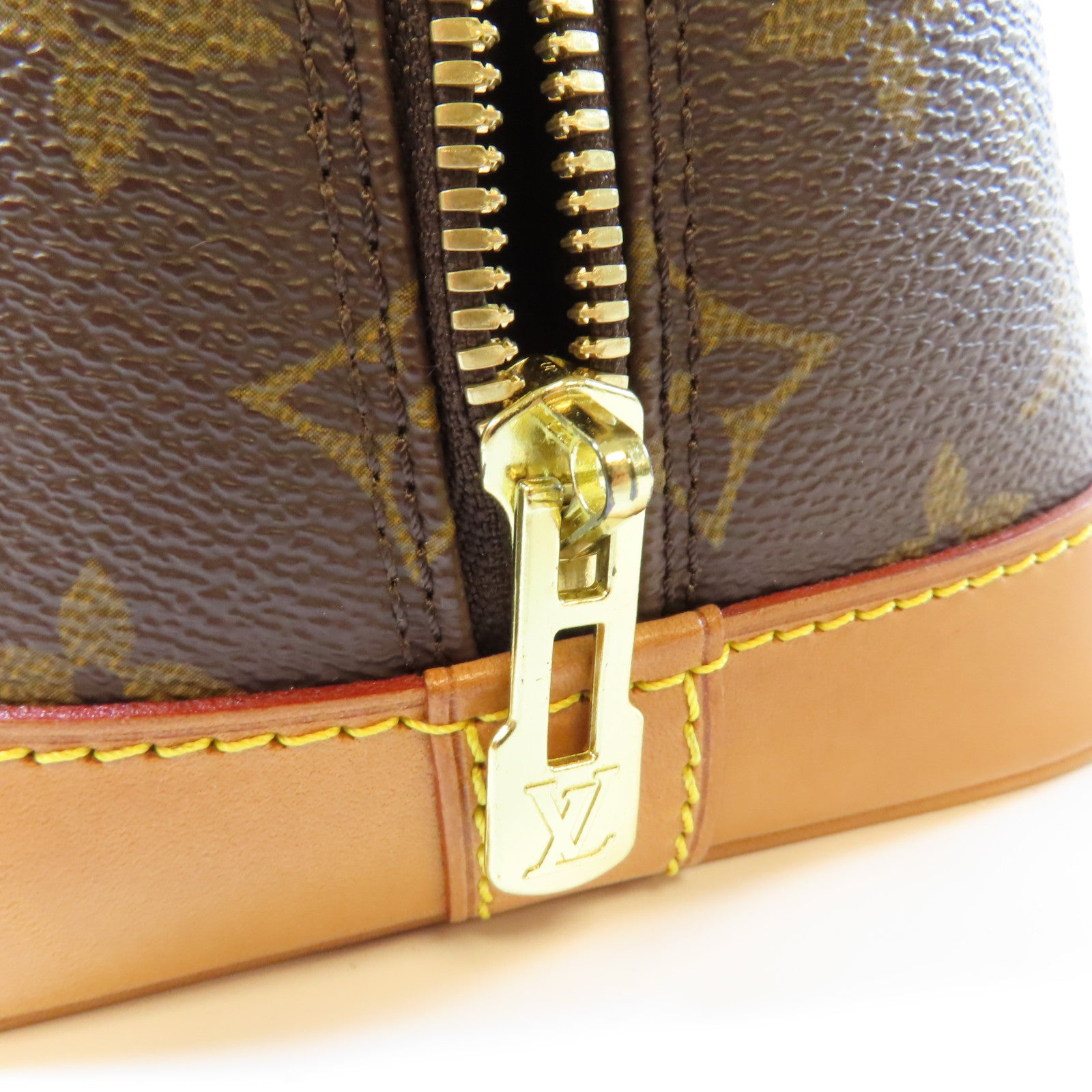 LOUIS VUITTON 【激減優惠】Monogram Alma金扣手挽袋啡色