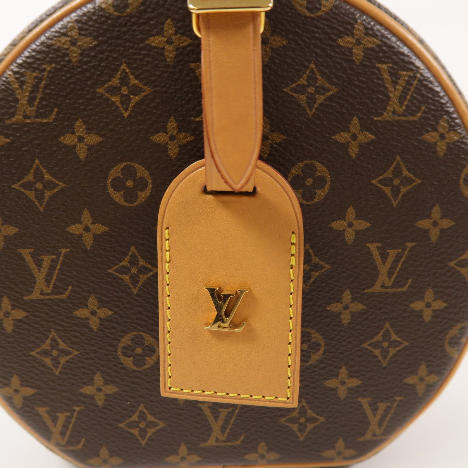 LOUIS VUITTON LV GHW Petite Boite Chapeau 2 Way Shoulder Bag Monogram M43514