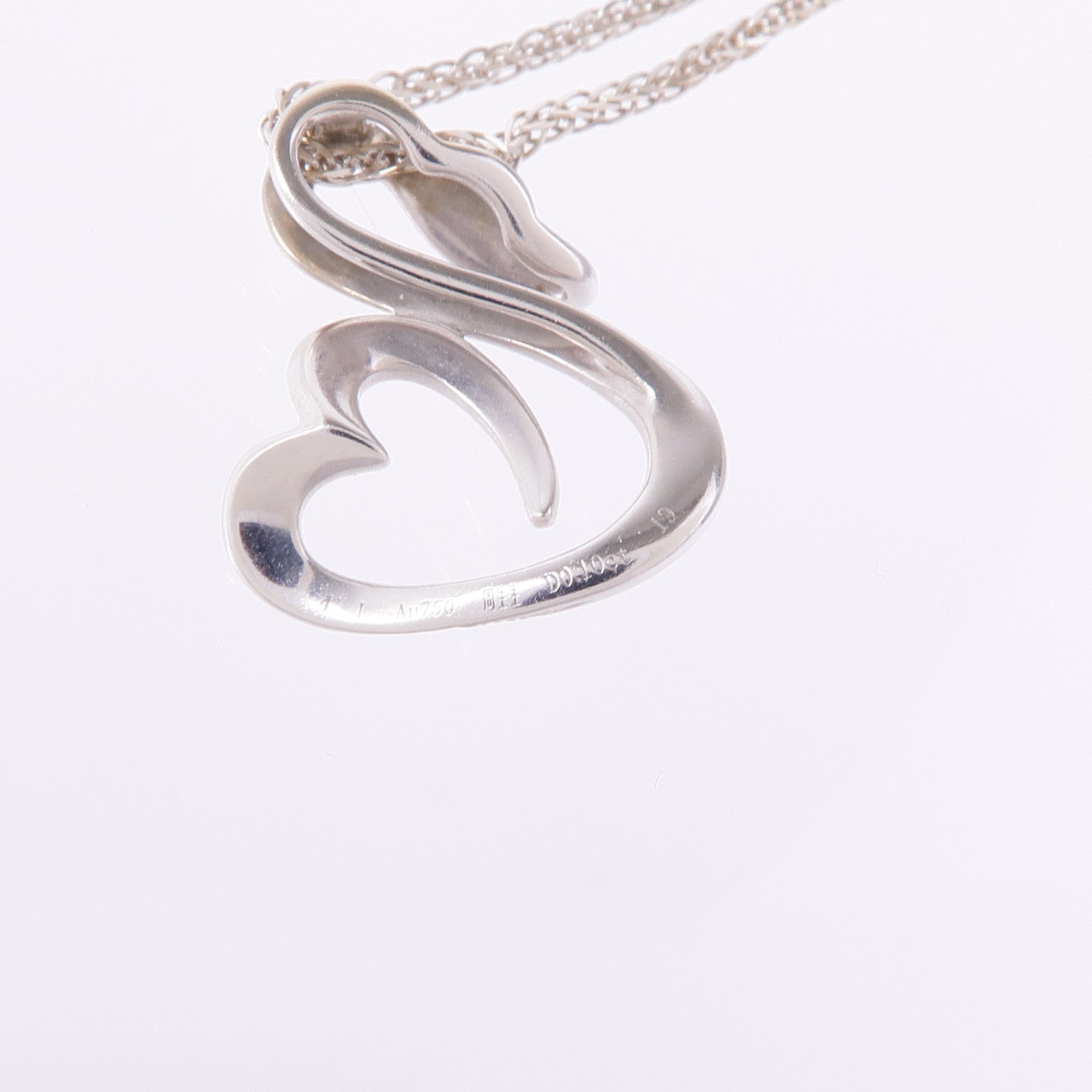 JEWELRY 18K白金Diamond Necklace鑽石項鍊