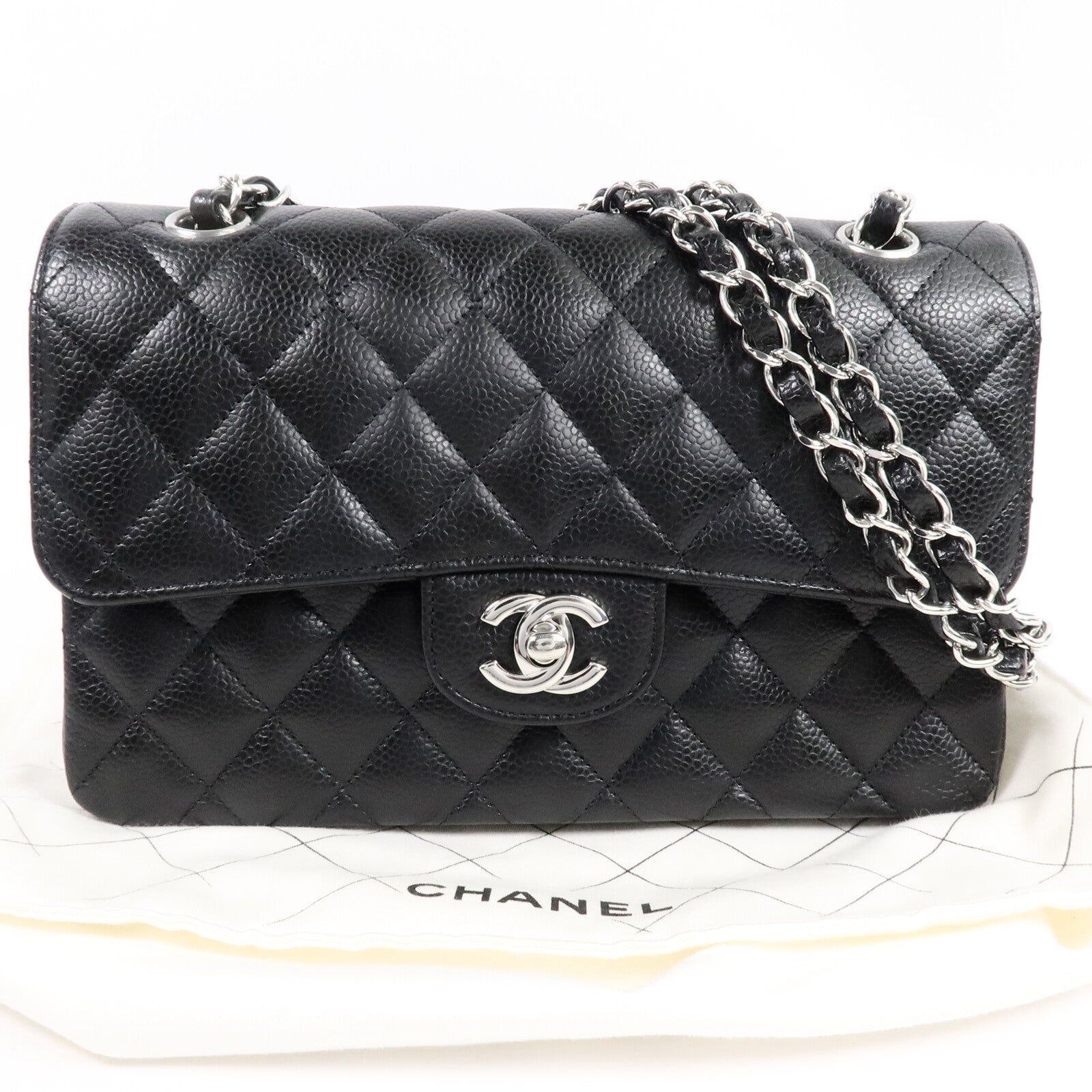 CHANEL 牛皮皮革Classic 23鏈帶肩背袋