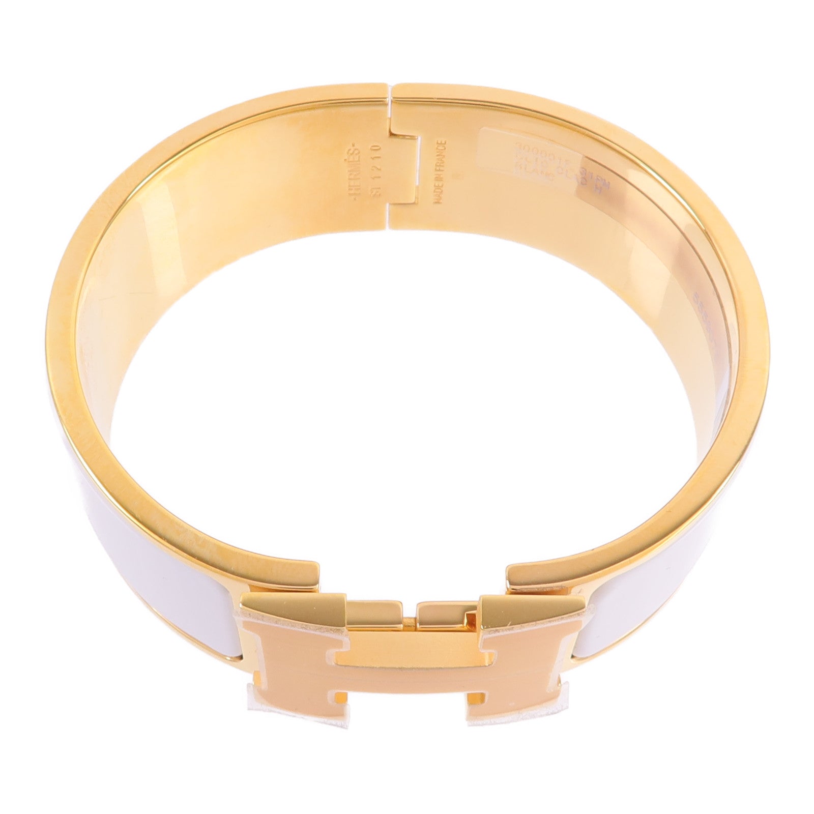 HERMES 金屬/琺瑯Clic Clac H Bracelet手鐲