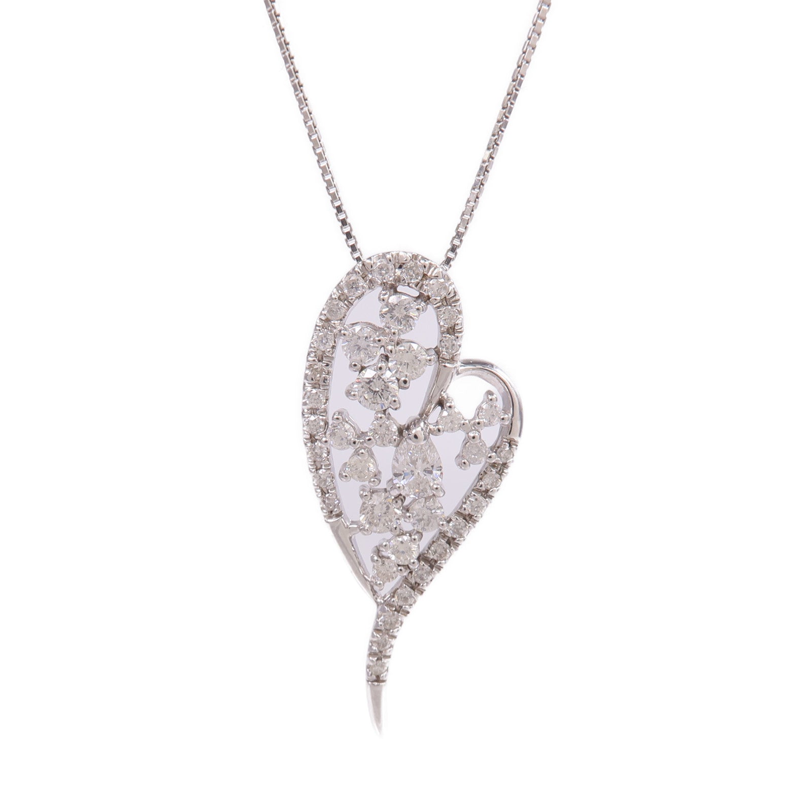 JEWELRY 【激減優惠】14K白金Diamond Necklace鑽石項鍊
