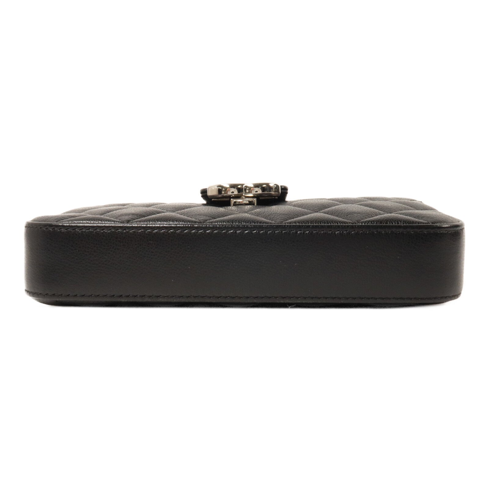 CHANEL 牛皮皮革Quilted CC Box鏈帶肩背袋