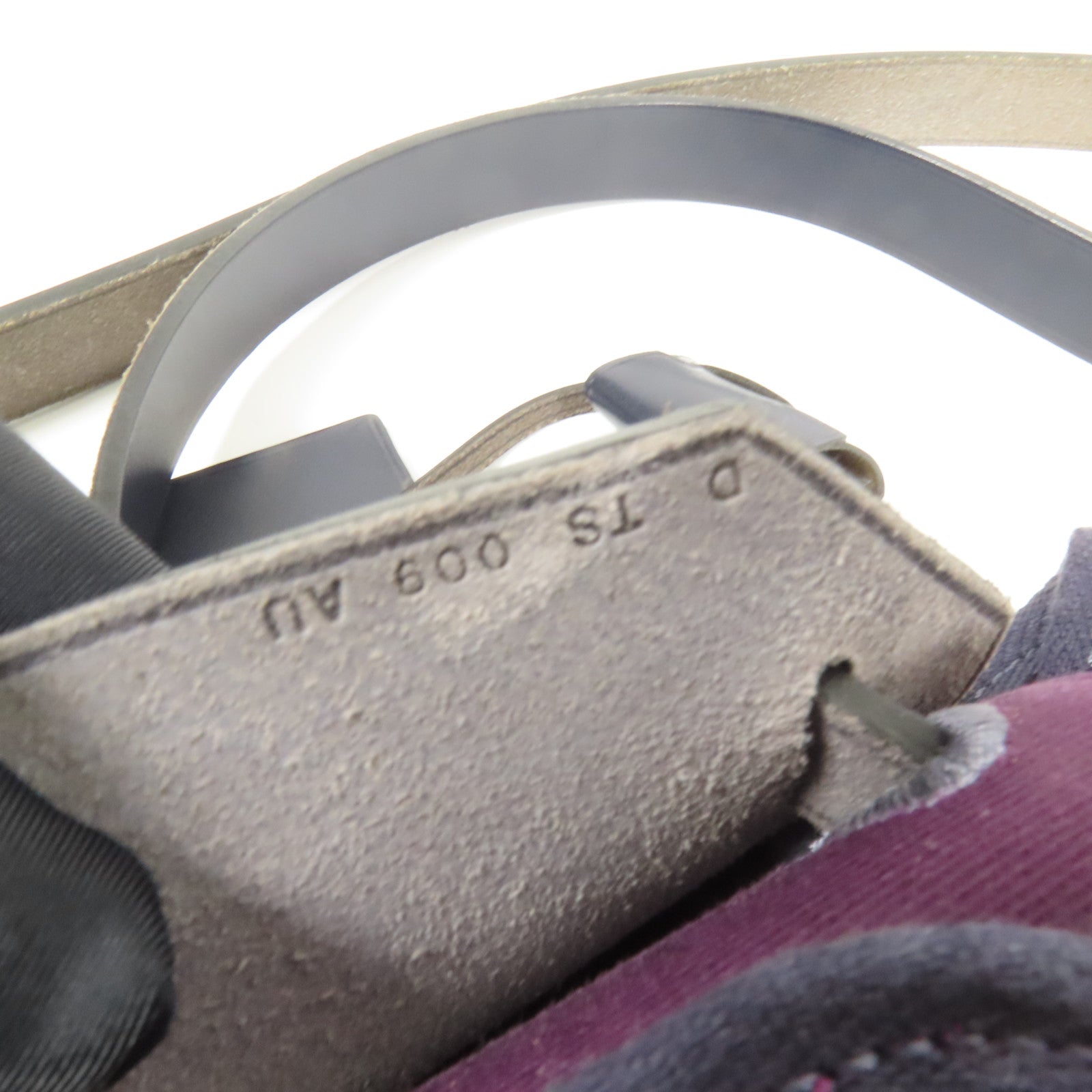 HERMES 帆布Herbag PM金扣手挽肩背兩用袋Cassis