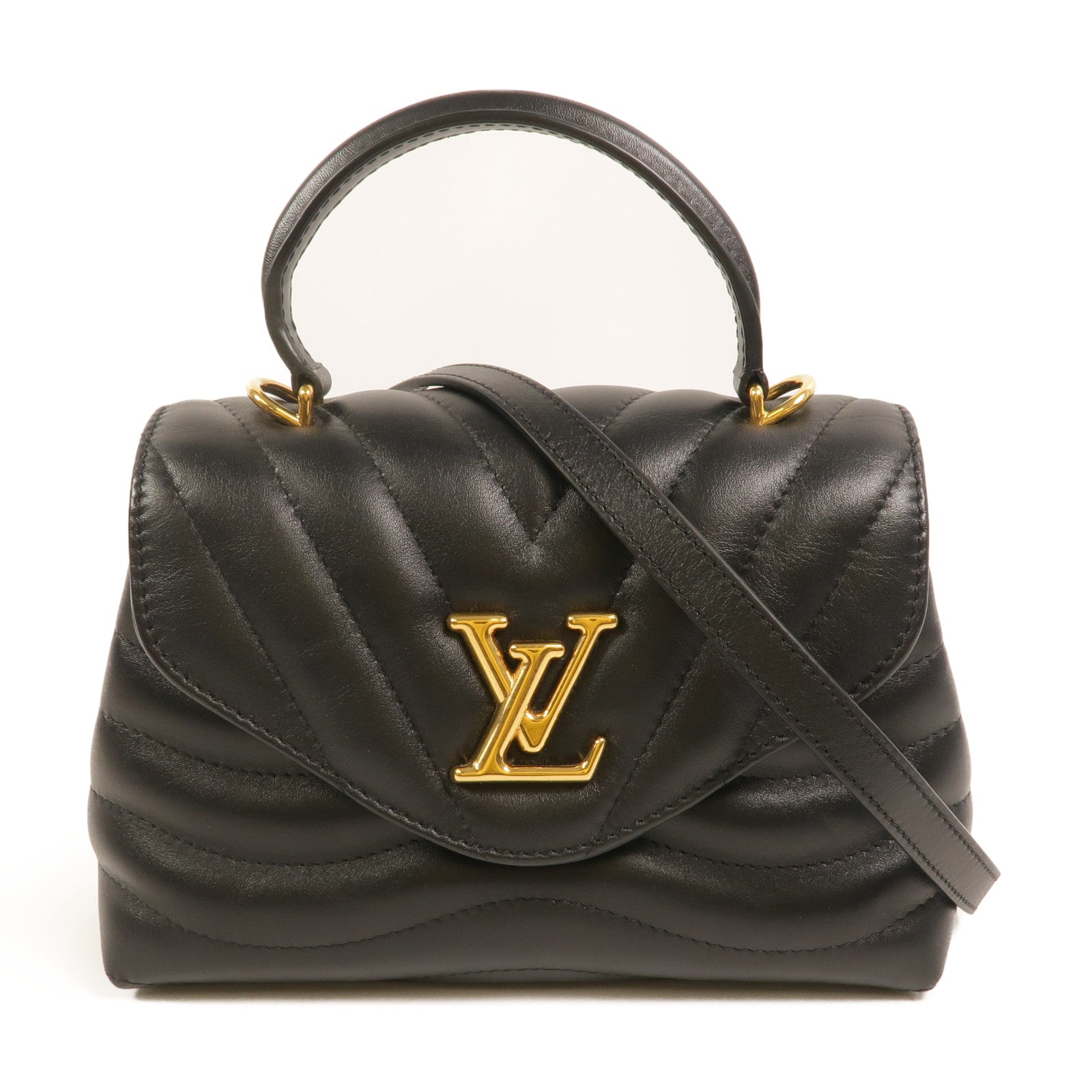 LOUIS VUITTON 牛皮皮革New Wave Hold Me手挽肩背兩用袋