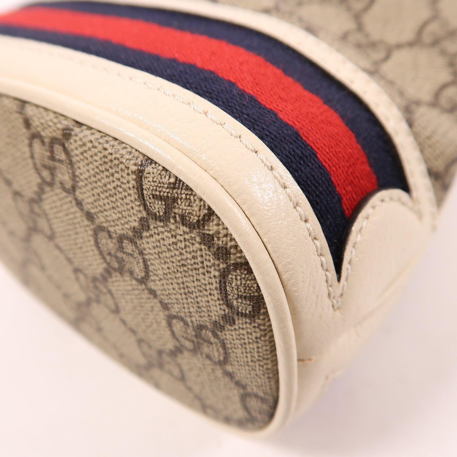 GUCCI 塗層帆布Ophidia GG Mini Bucket金扣手挽肩背兩用袋
