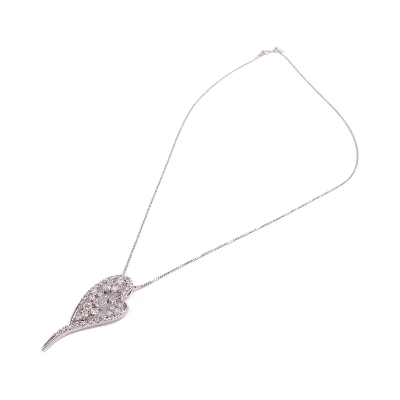 JEWELRY 【激減優惠】14K白金Diamond Necklace鑽石項鍊