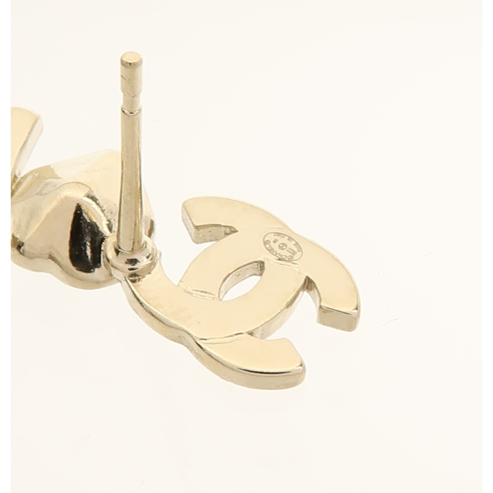 CHANEL 金屬/PVC Coco Earrings耳環