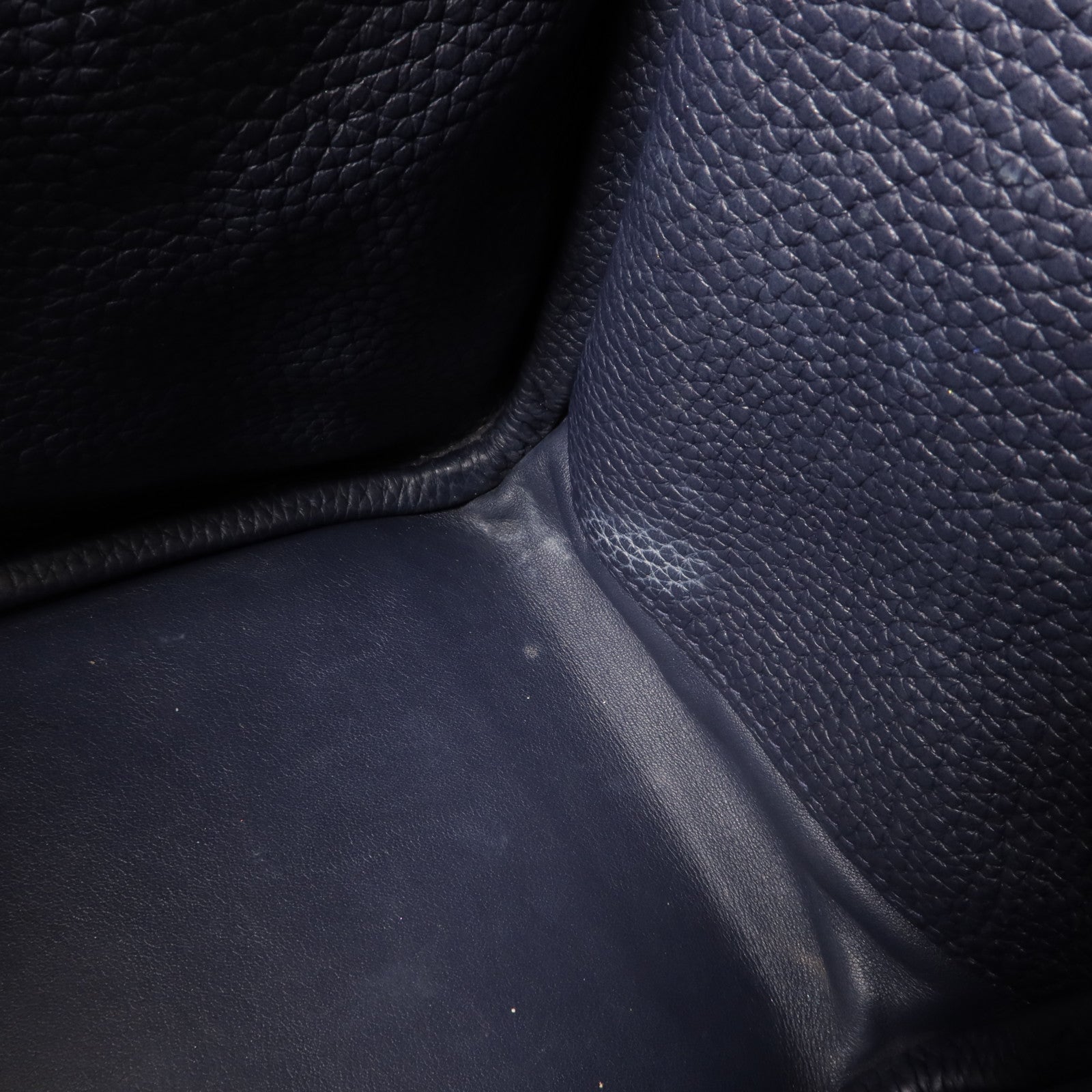 HERMES Clemence皮革Lindy 26手挽肩背兩用袋Bleu Nuit