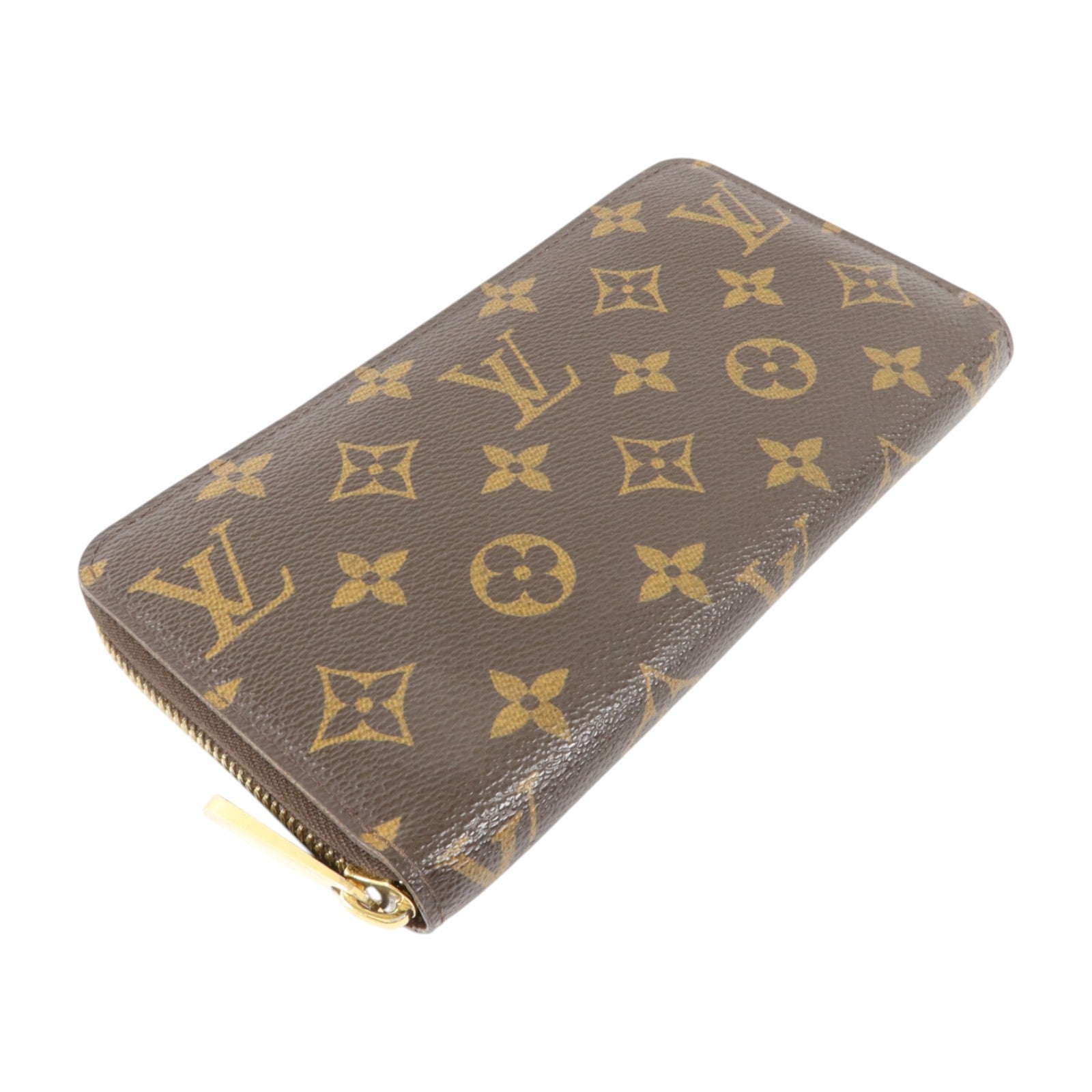 LOUIS VUITTON Monogram Zipper Long Wallet金扣長錢包