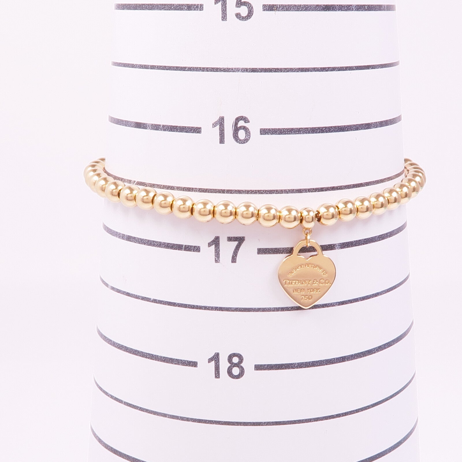 TIFFANY＆CO 18K玫瑰金Return To Tiffany手鏈