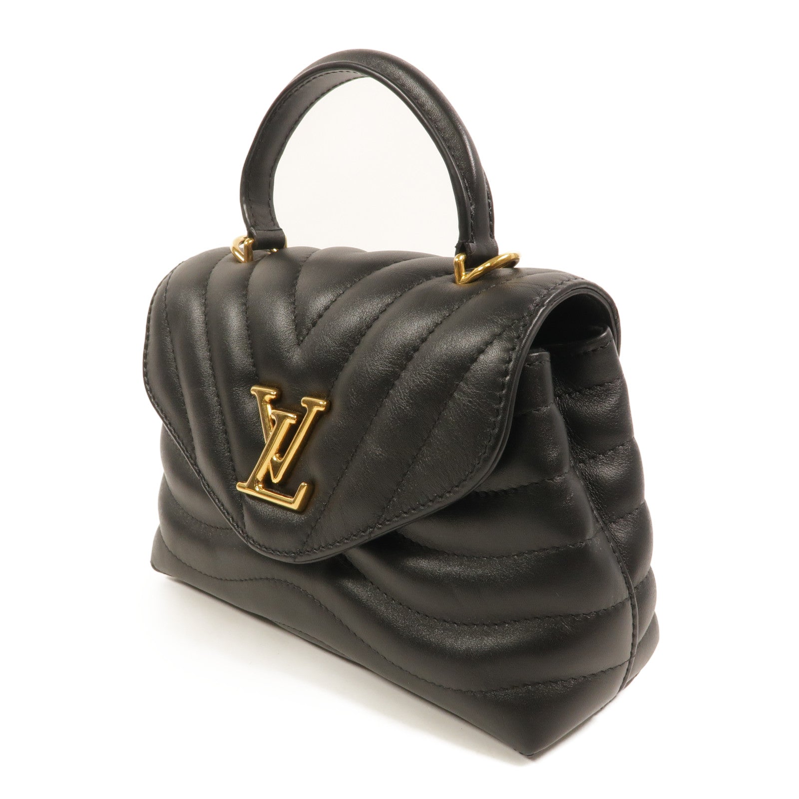 LOUIS VUITTON 牛皮皮革New Wave Hold Me手挽肩背兩用袋