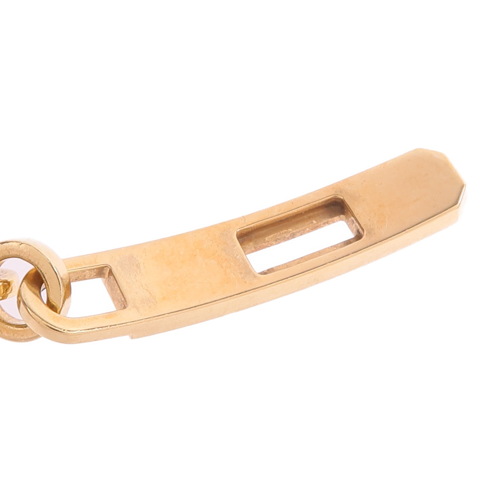 HERMES 18K玫瑰金Kelly Chaine Diamond Bracelet