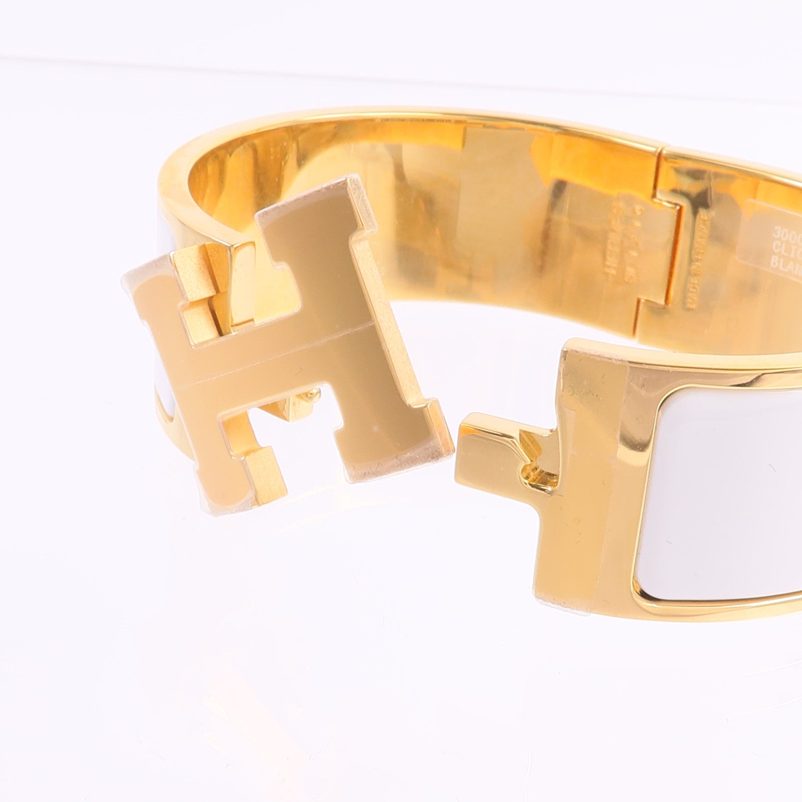 HERMES 金屬/琺瑯Clic Clac H Bracelet手鐲