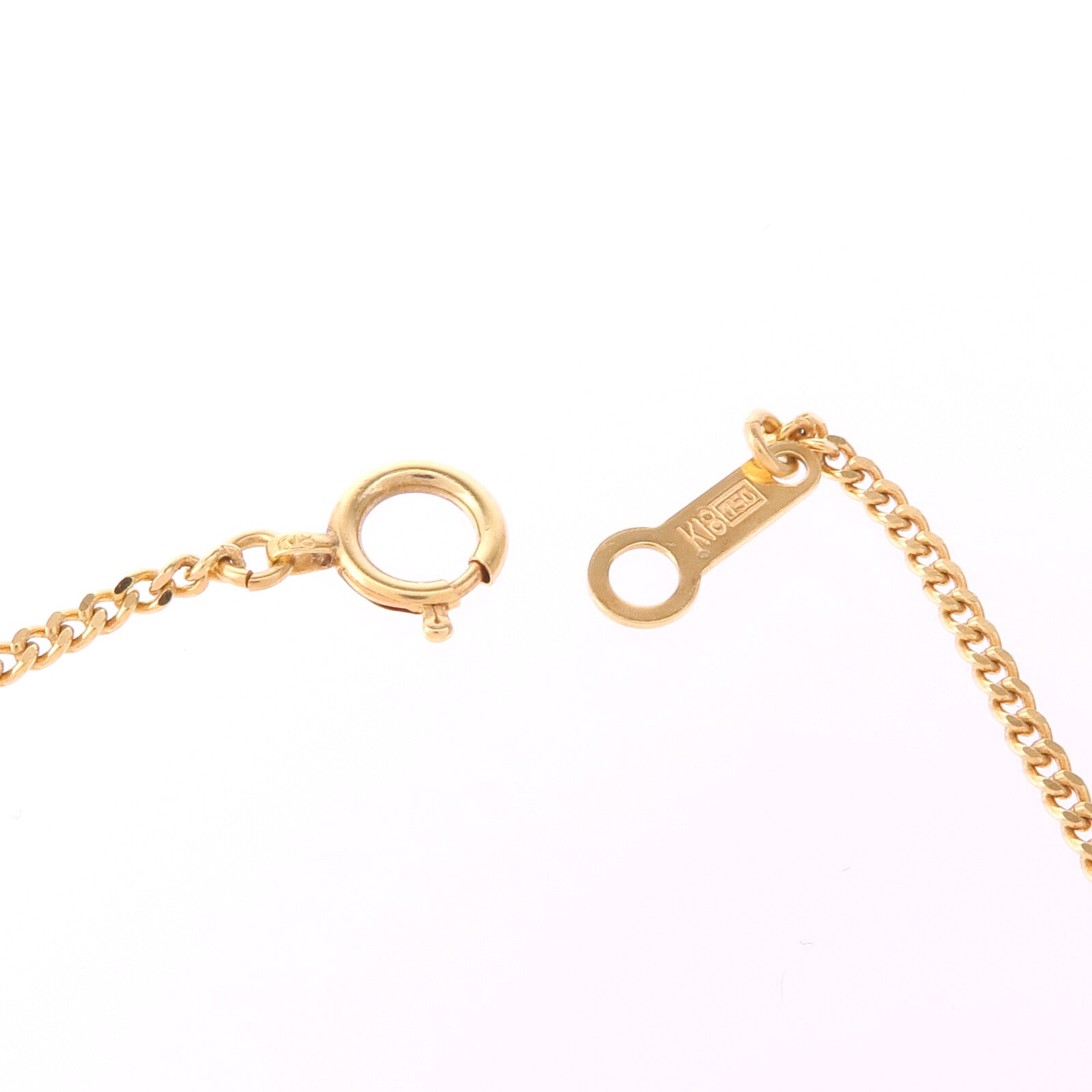 JEWELRY 【激減優惠】18K黃金Sapphire Diamond Necklace藍寶石/鑽石項鍊