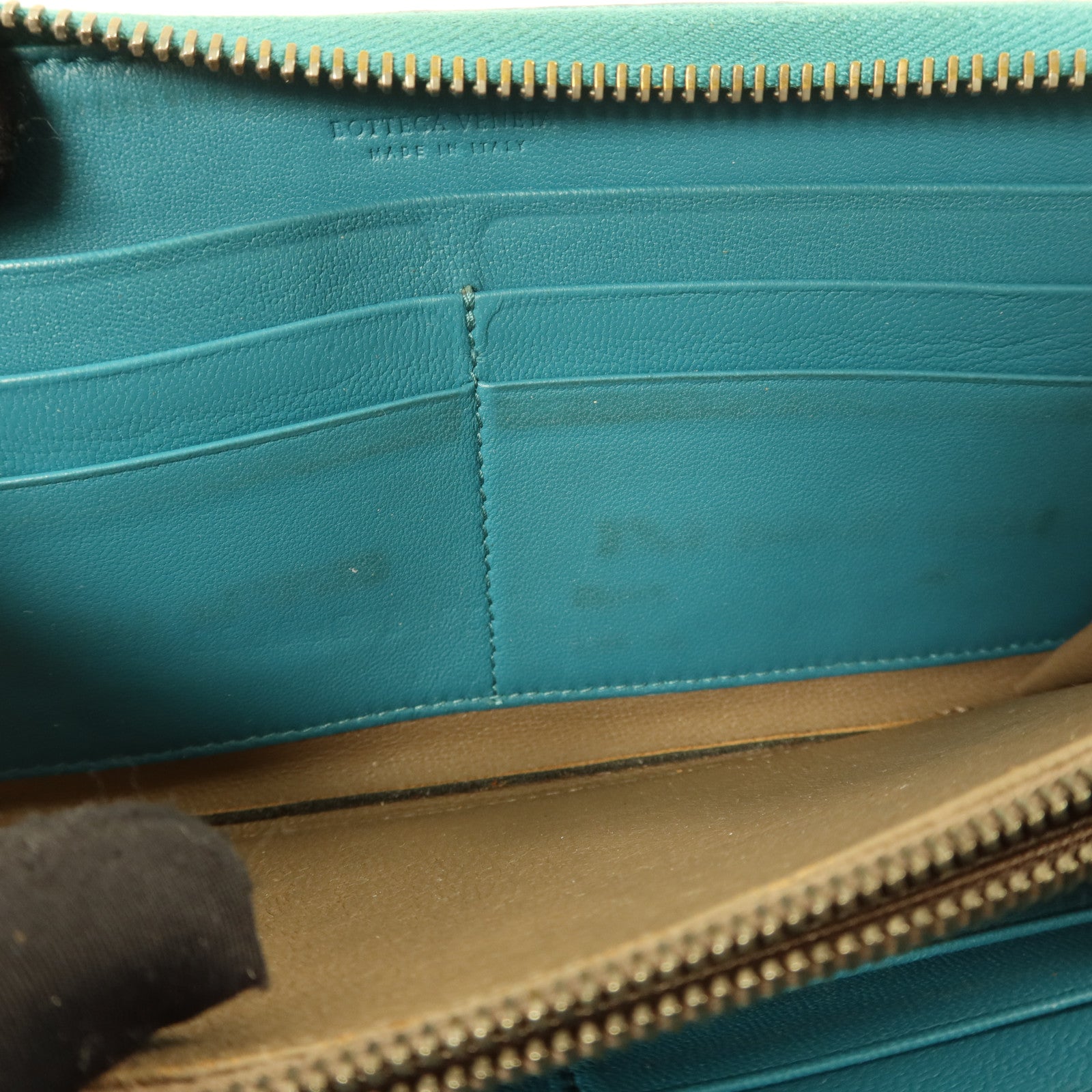 BOTTEGA VENETA 羊皮皮革Long Round Wallet長錢包