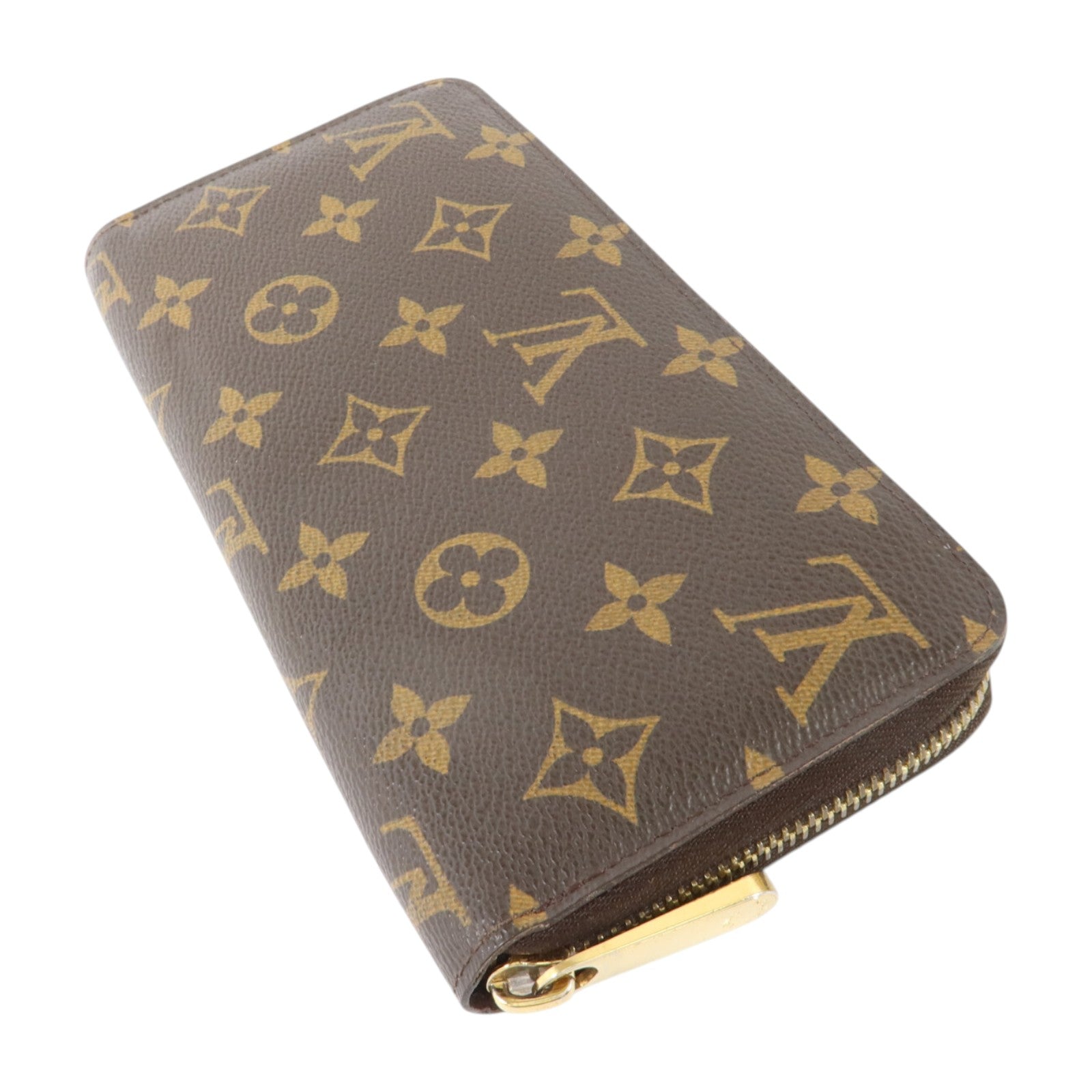 LOUIS VUITTON Monogram Zipper Long Wallet金扣長錢包