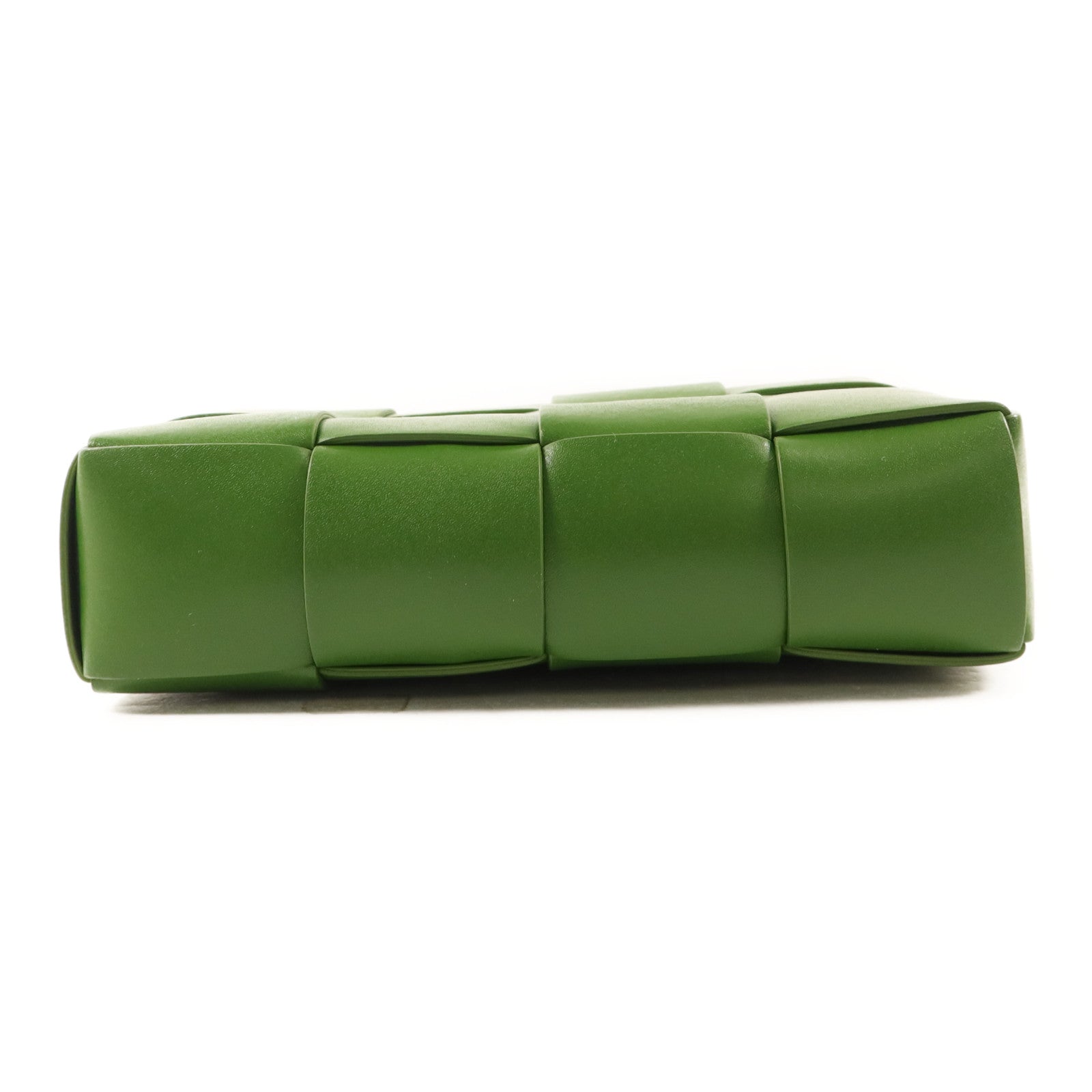 BOTTEGA VENETA 【激減優惠】牛皮皮革Small Cassette Camera Bag銀扣肩背袋