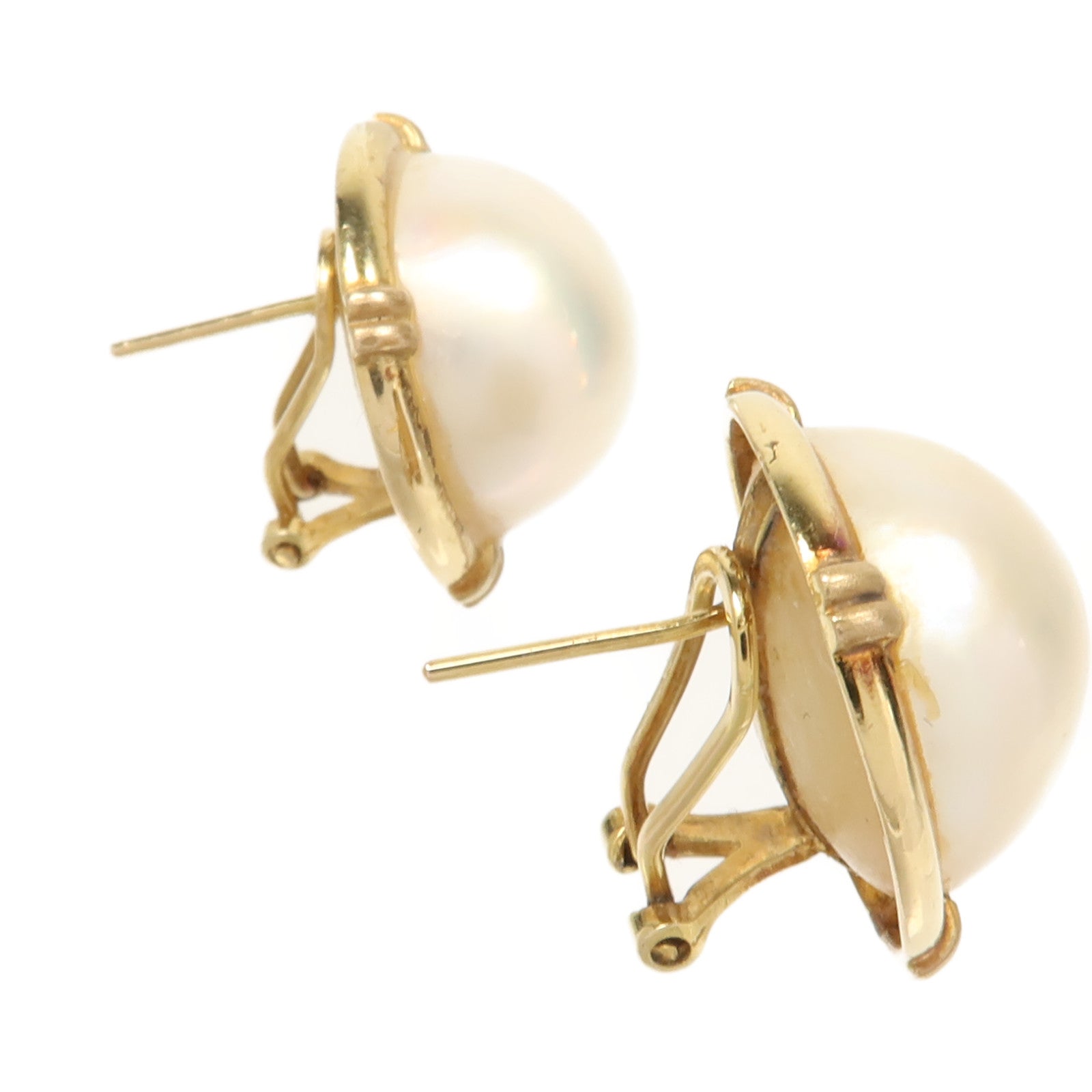 JEWELRY 【激減優惠】14K黃金Pearl Earrings珍珠耳環