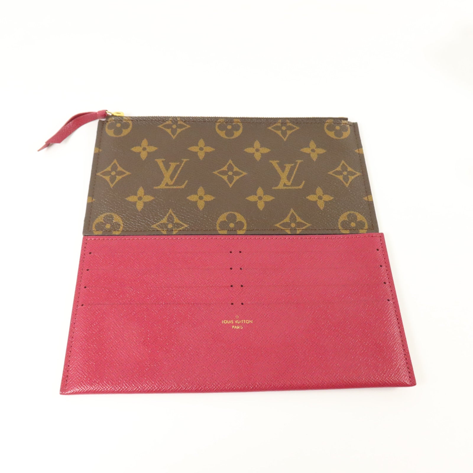 LOUIS VUITTON Monogram Pochette Felicie金扣鏈帶肩背袋