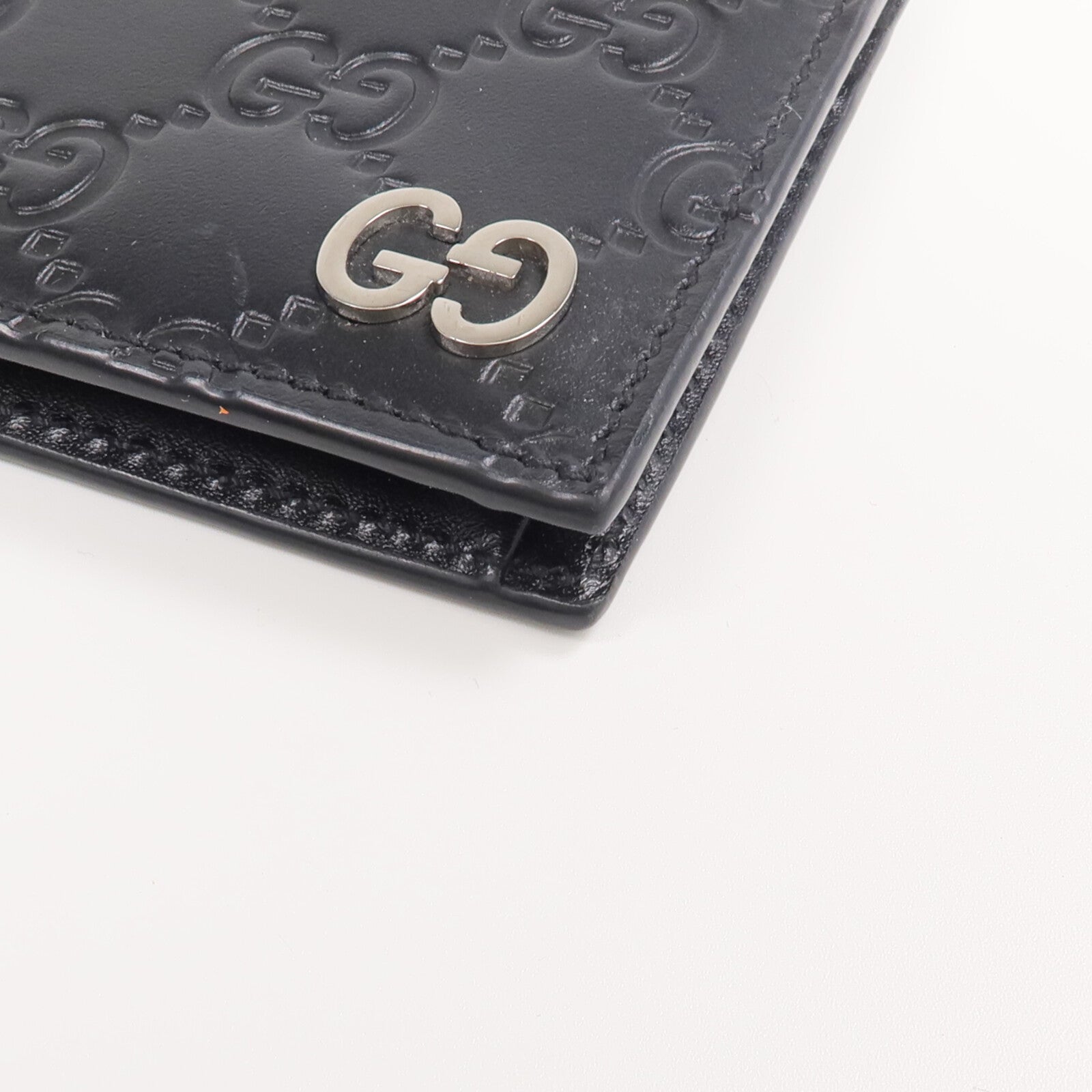 GUCCI 牛皮皮革Card Case銀扣卡片套