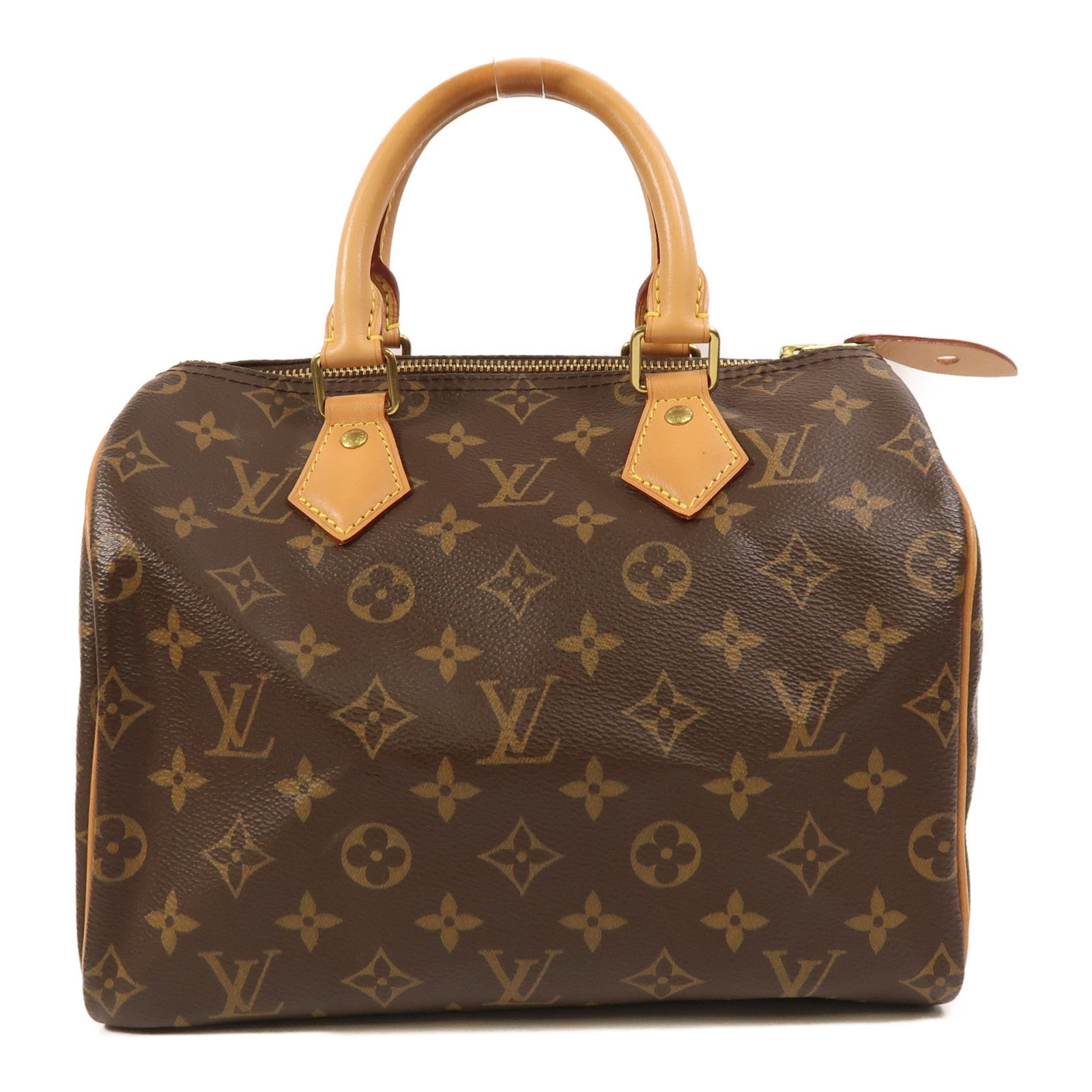 LOUIS VUITTON Monogram Speedy 25金扣手挽袋