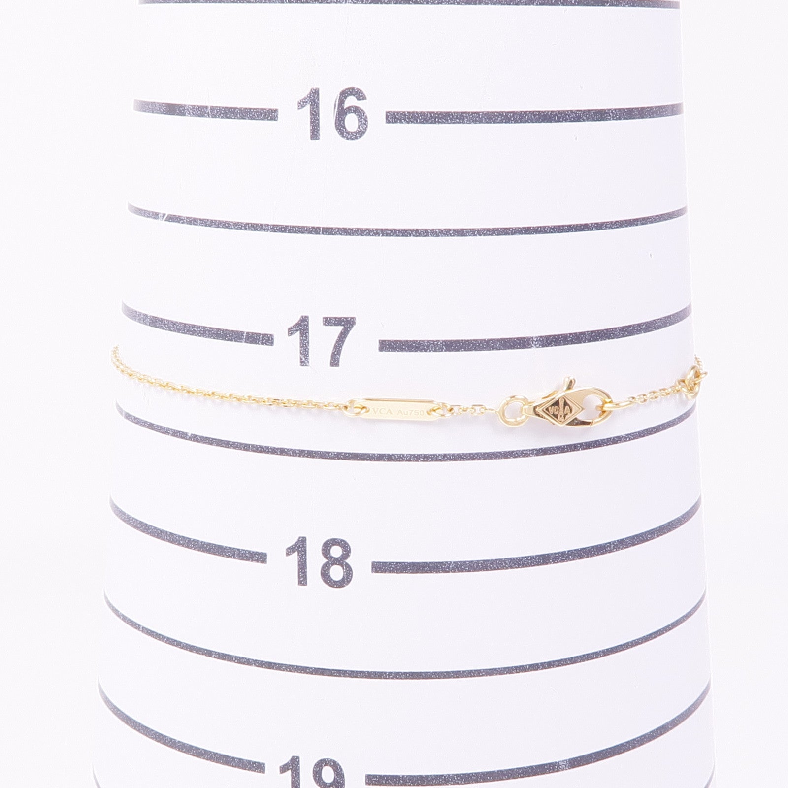 Van Cleef & Arpels 18K黃金Frivole鑽石手鏈