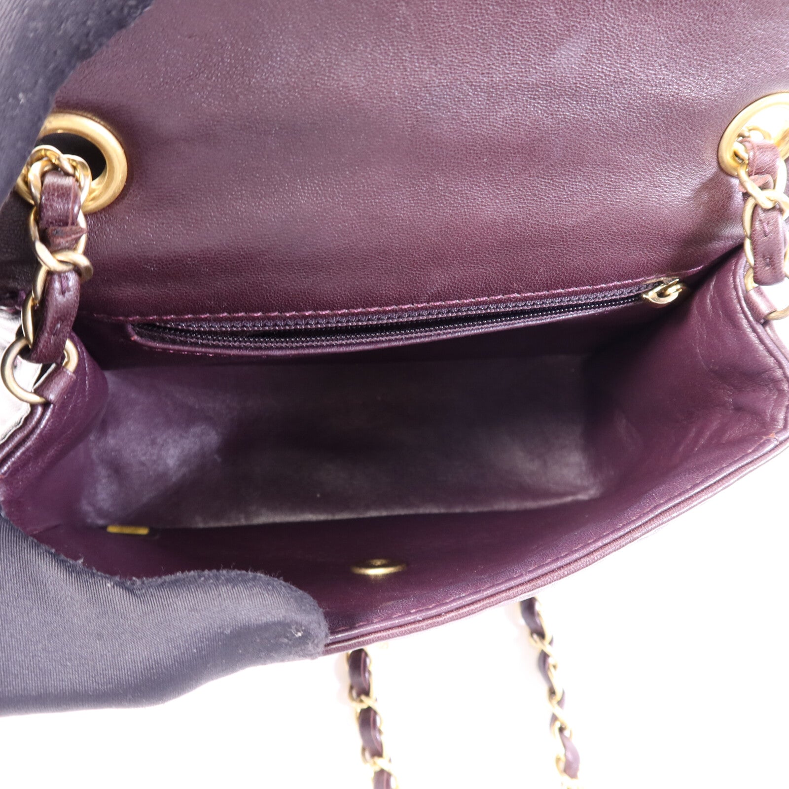 CHANEL 羊皮皮革CoCo Handle金扣鏈帶手挽肩背兩用袋