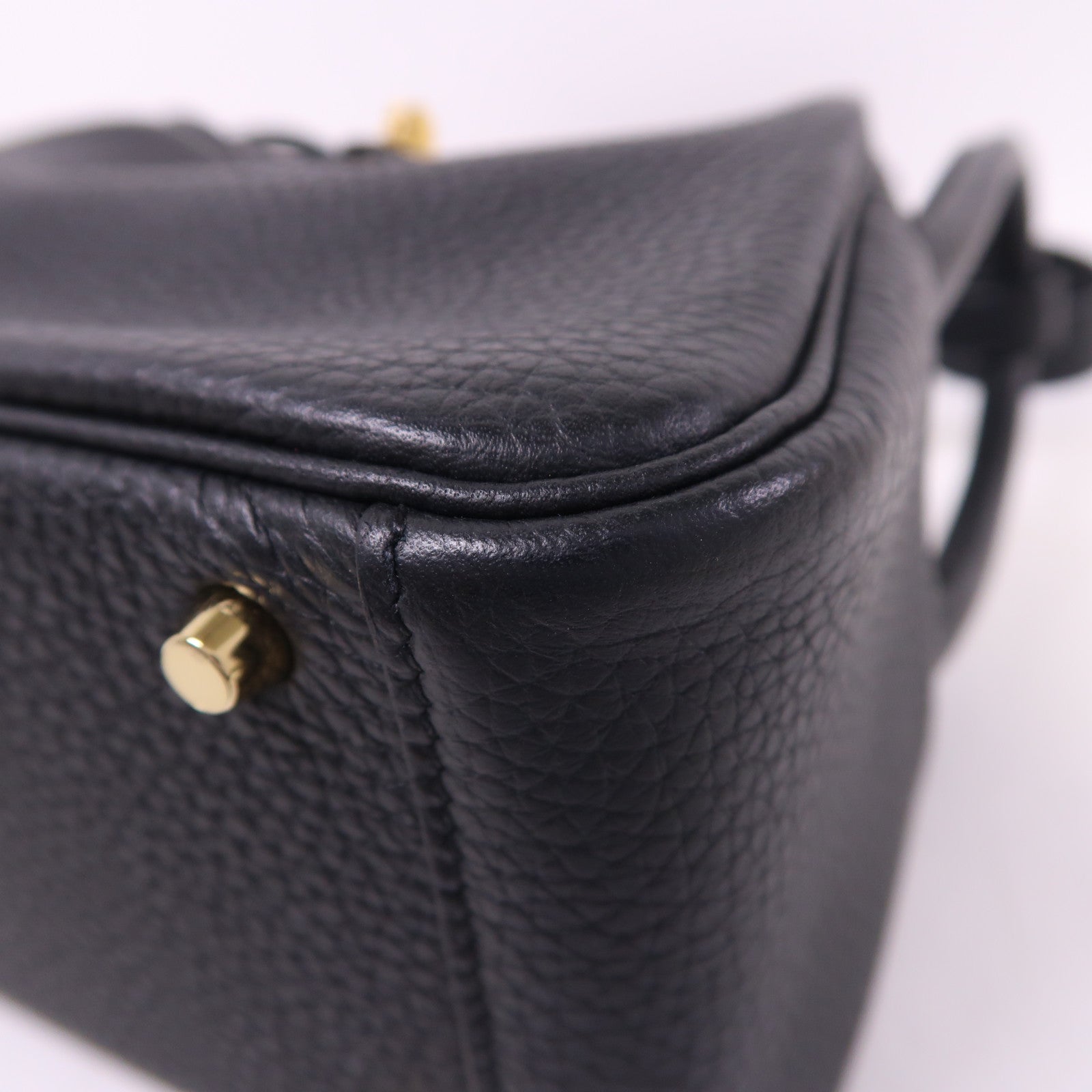 HERMES Mini Lindy金扣手挽肩背兩用袋