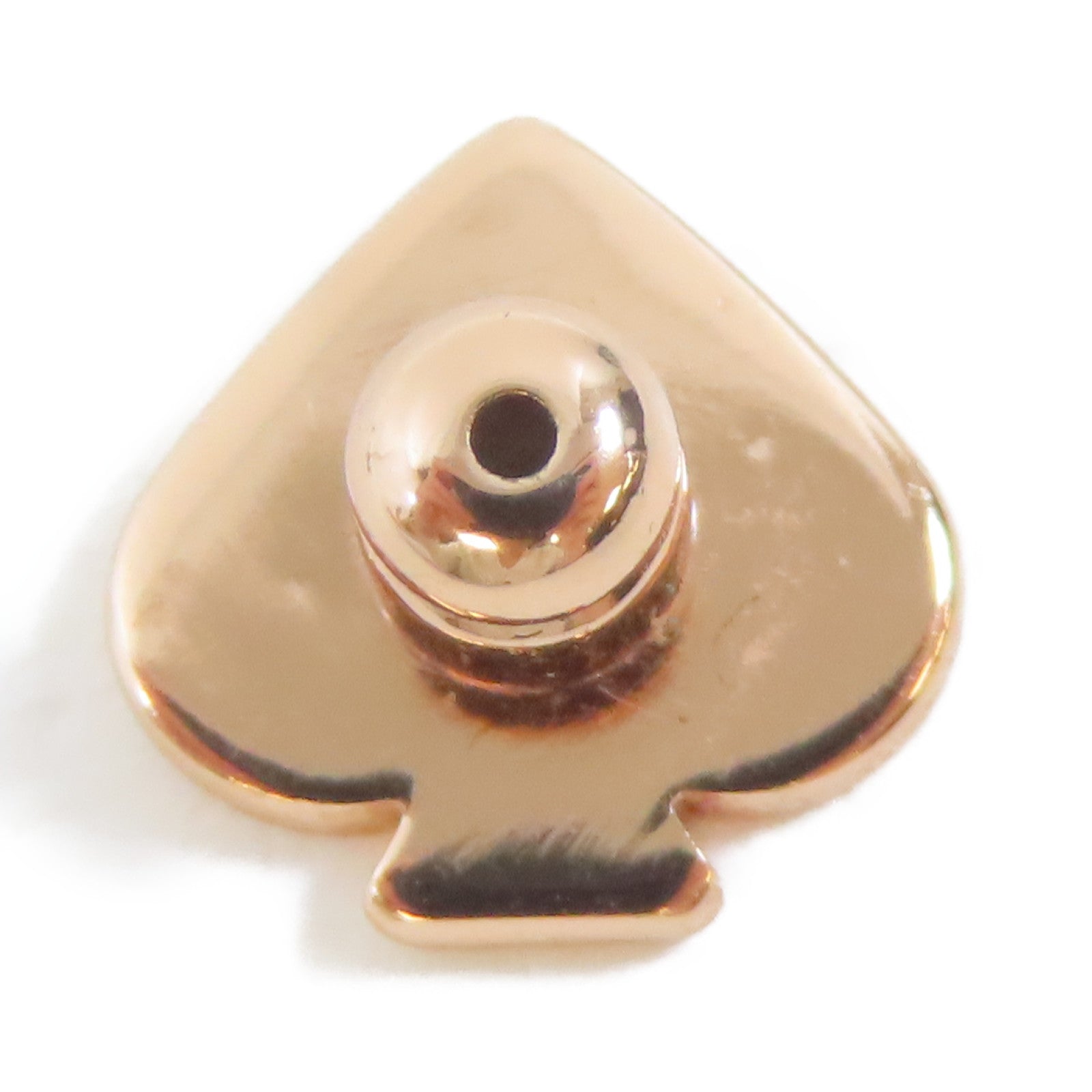 Kate Spade 金屬Lock and Spade Earrings耳環玫瑰金色