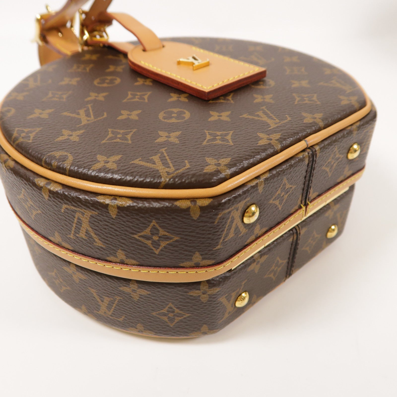 LOUIS VUITTON LV GHW Petite Boite Chapeau 2 Way Shoulder Bag Monogram M43514