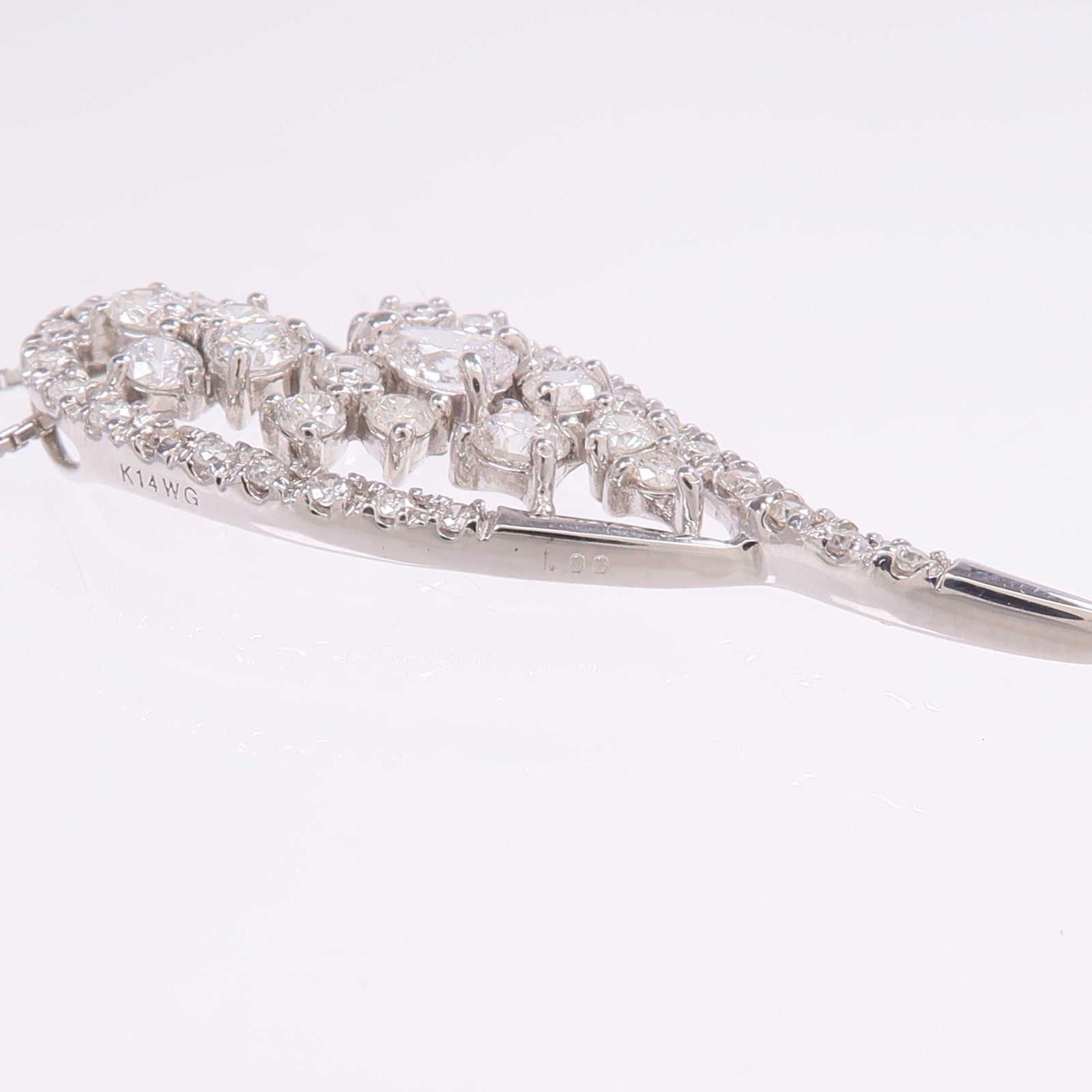 JEWELRY 【激減優惠】14K白金Diamond Necklace鑽石項鍊