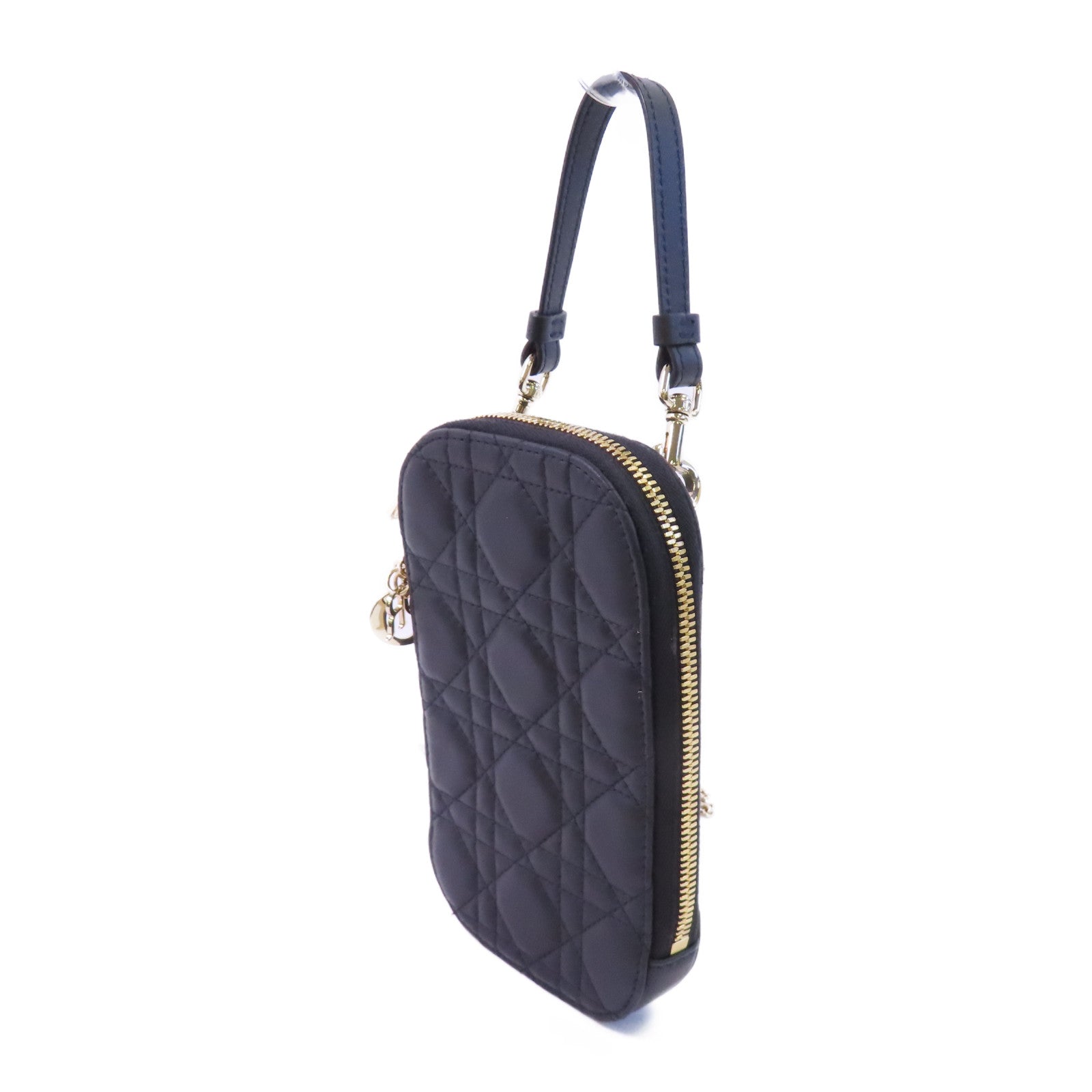 Dior 【激減優惠】羊皮皮革Phone Bag金扣手挽肩背兩用袋