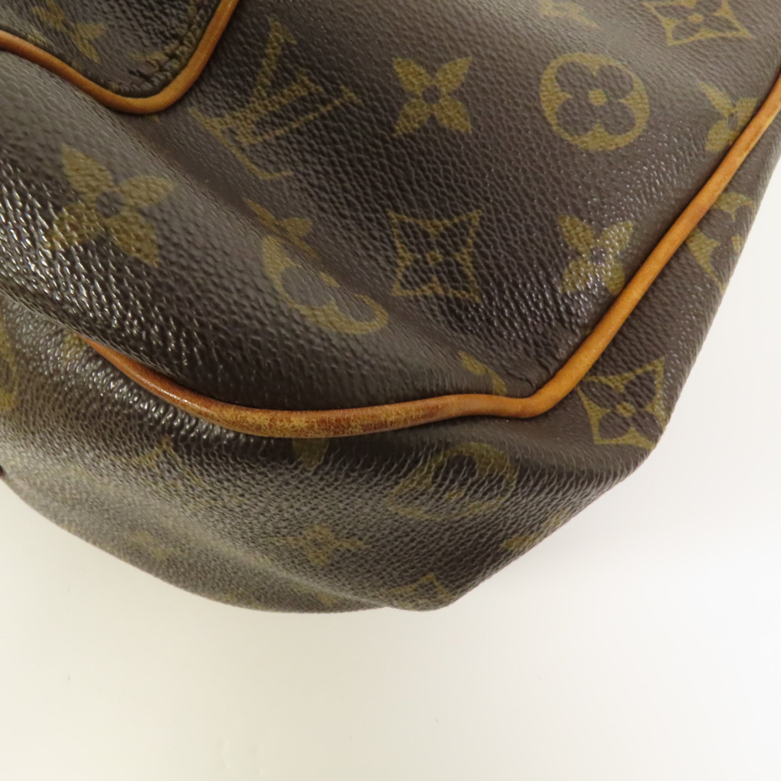 LOUIS VUITTON Monogram Galliera PM金扣肩背袋棕色