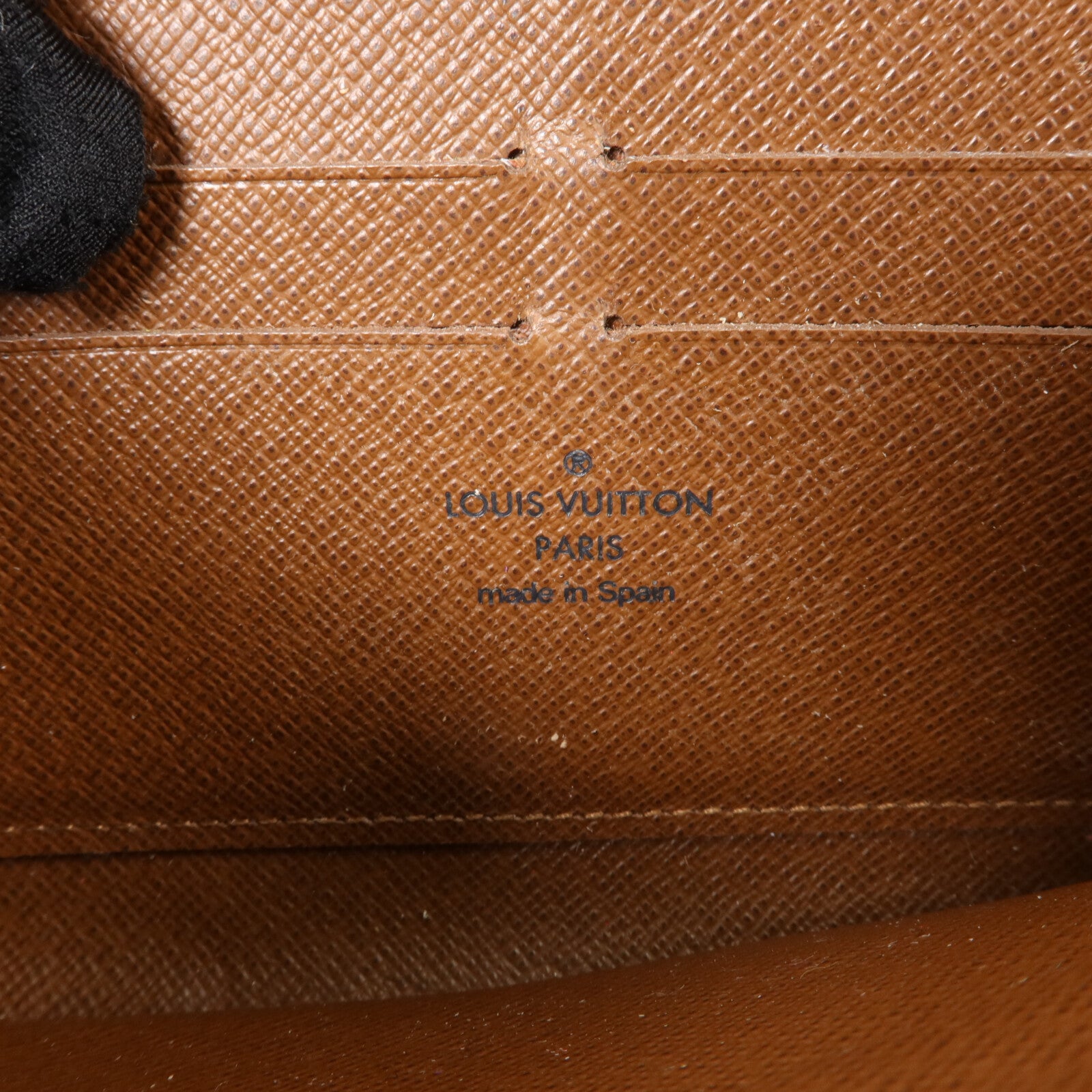 LOUIS VUITTON Monogram Zipper Long Wallet金扣長錢包
